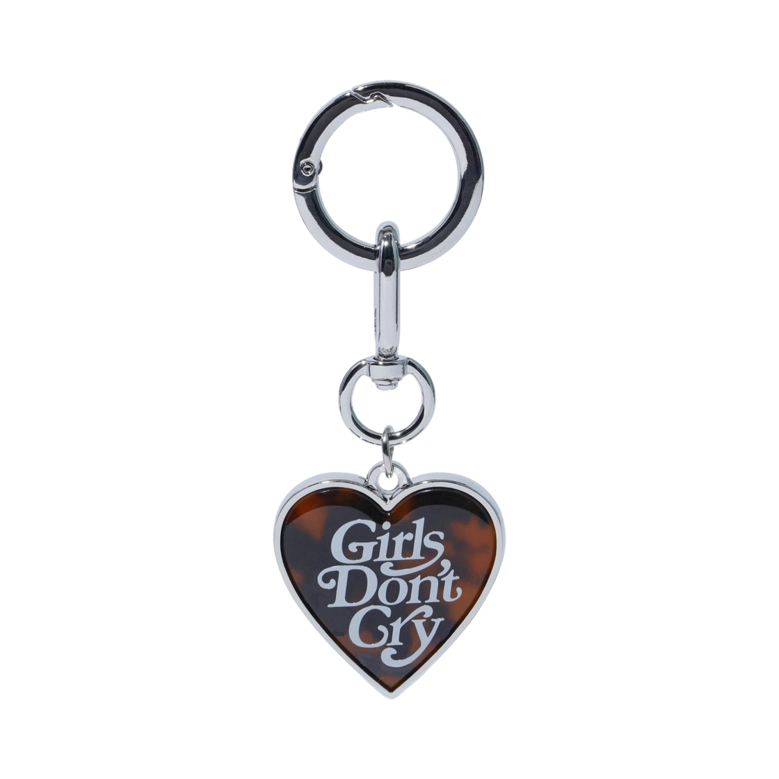 베르디 걸스 돈 크라이 키체인 실버(Verdy Girls Don't Cry Keychain Silver)