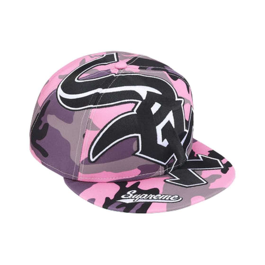 슈프림 x 시카고 화이트 삭스 어드저스터블 뉴에라 핑크 카모 - 25FW(Supreme x Chicago White Sox Adjustable New Era Pink Camo - 25FW) - 1