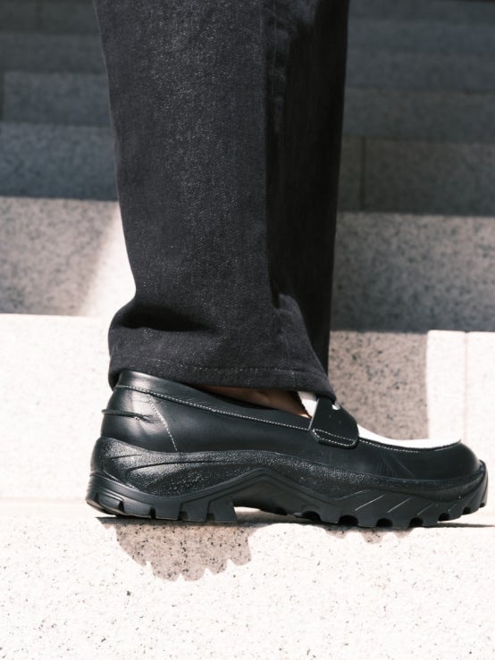 PENNY PLATE Men Loafer Trekking Vibram 착용 스타일