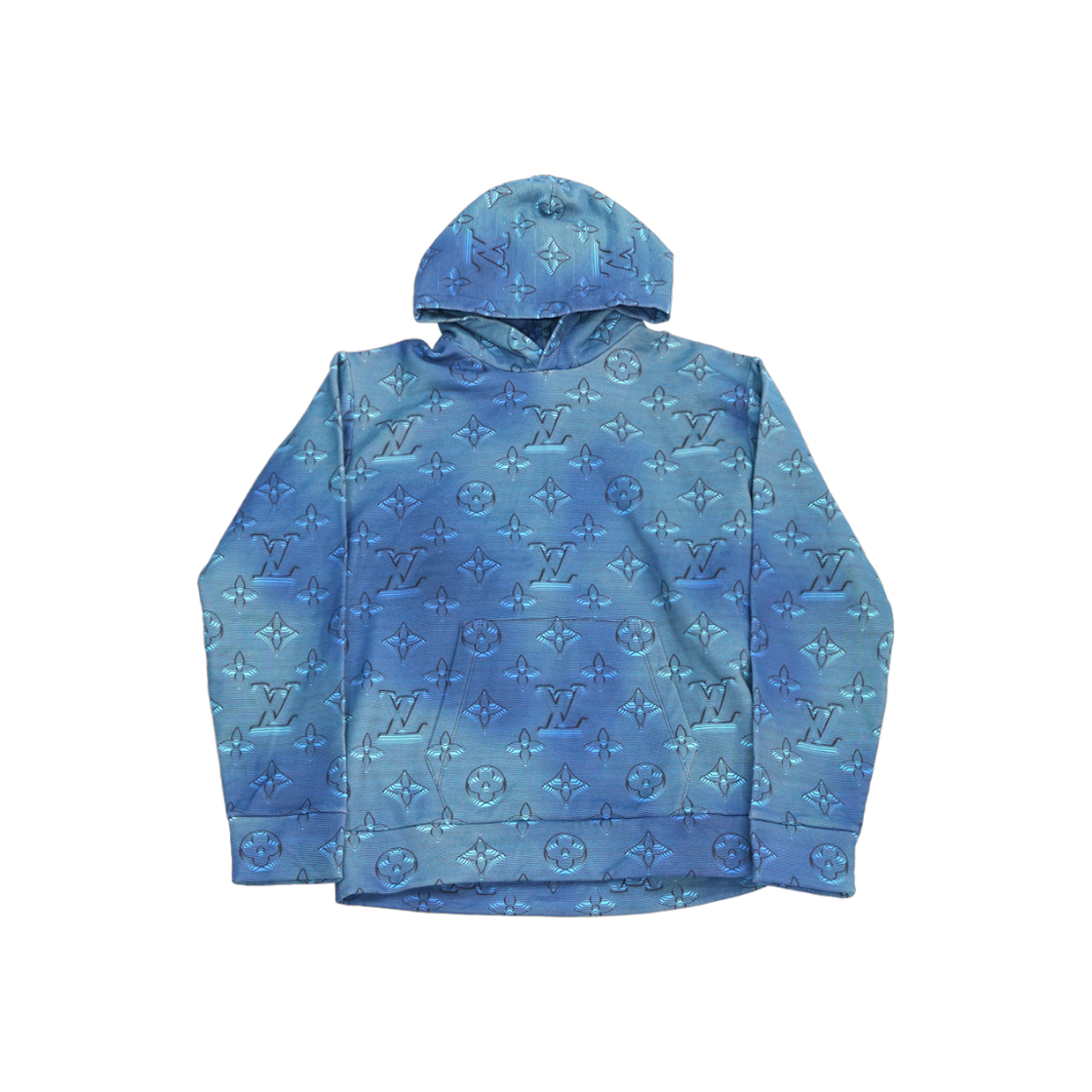 ITW3O66UJBJA Louis Vuitton Blue Monogram Hoodie A-C41690
