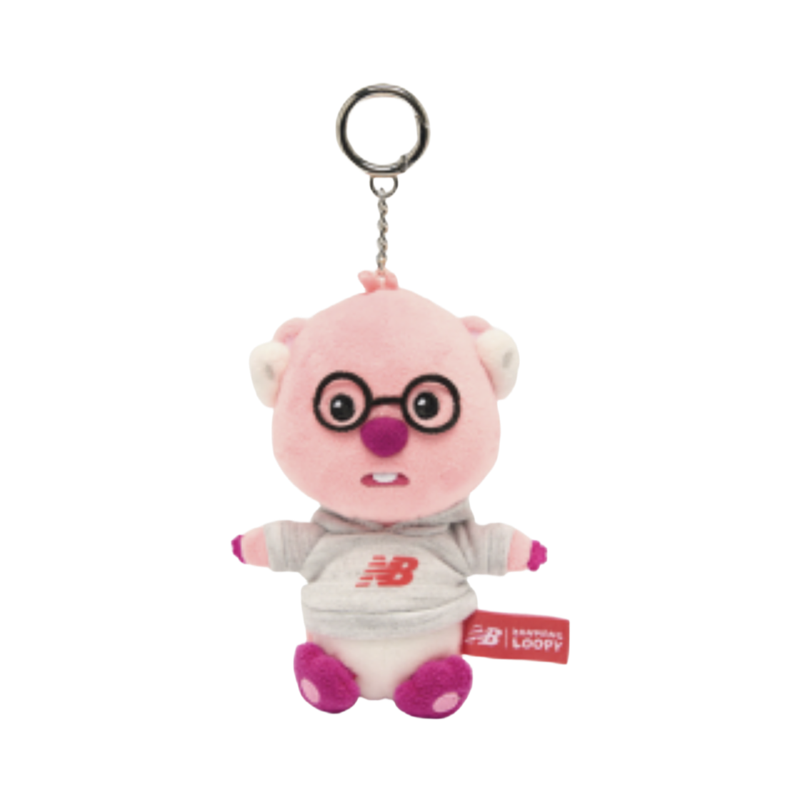 뉴발란스 x 잔망 루피 NB 후드 잔망 루피 인형 키링(New Balance x Zanmang Loopy NB Hooded Zanmang Loopy Doll Keyring)