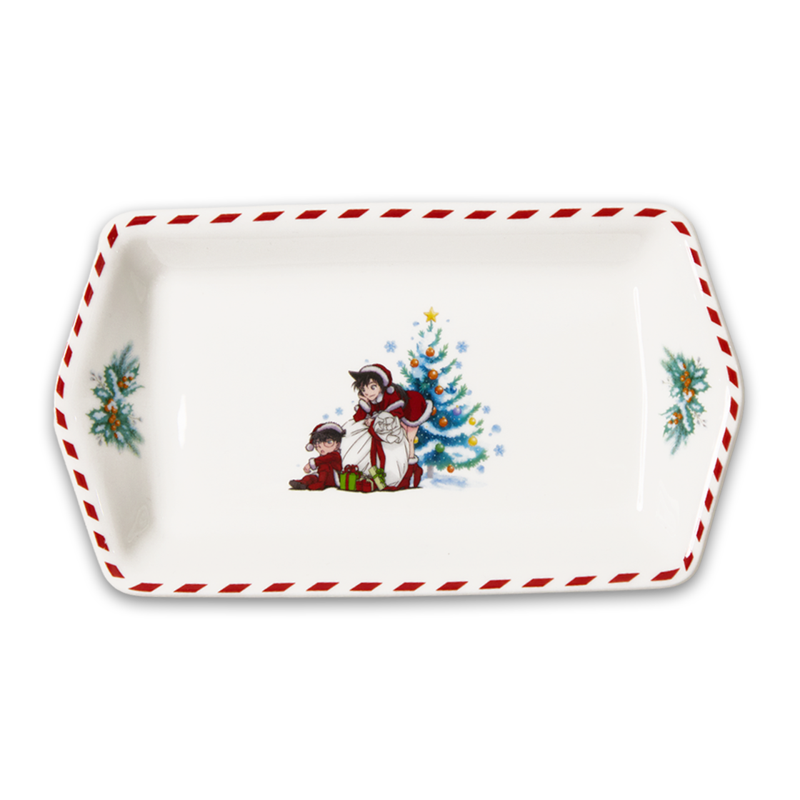 DN25WDI1500 DANCOMMA × Detective Conan Merry Christmas Conan Edogawa & Ran Mouri Plate