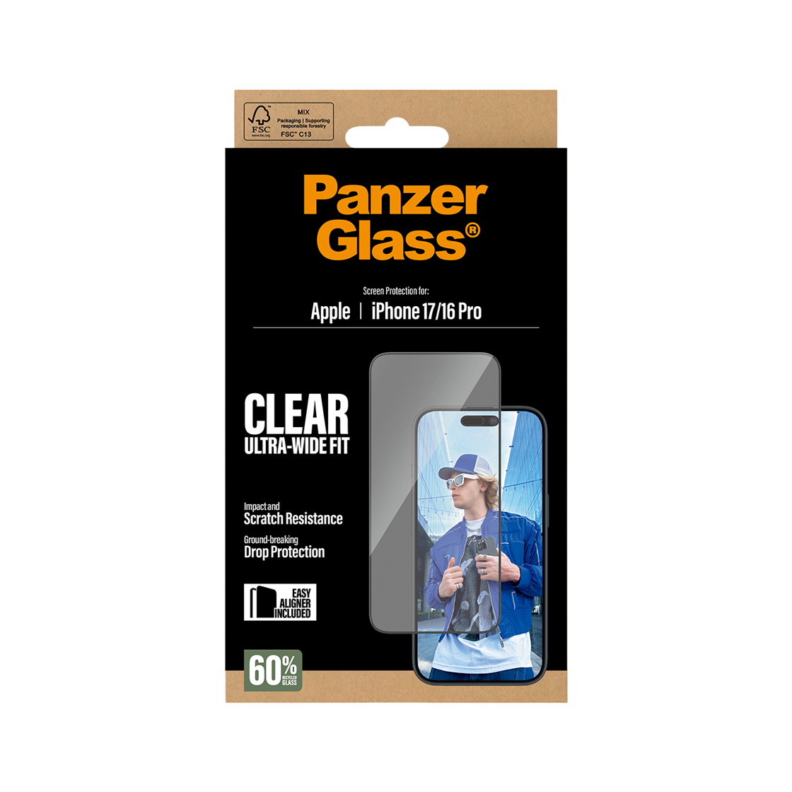 판저글래스 클리어 스크린 프로텍터 iPhone 17(PANZERGLASS Clear Screen Protector iPhone 17) - 3
