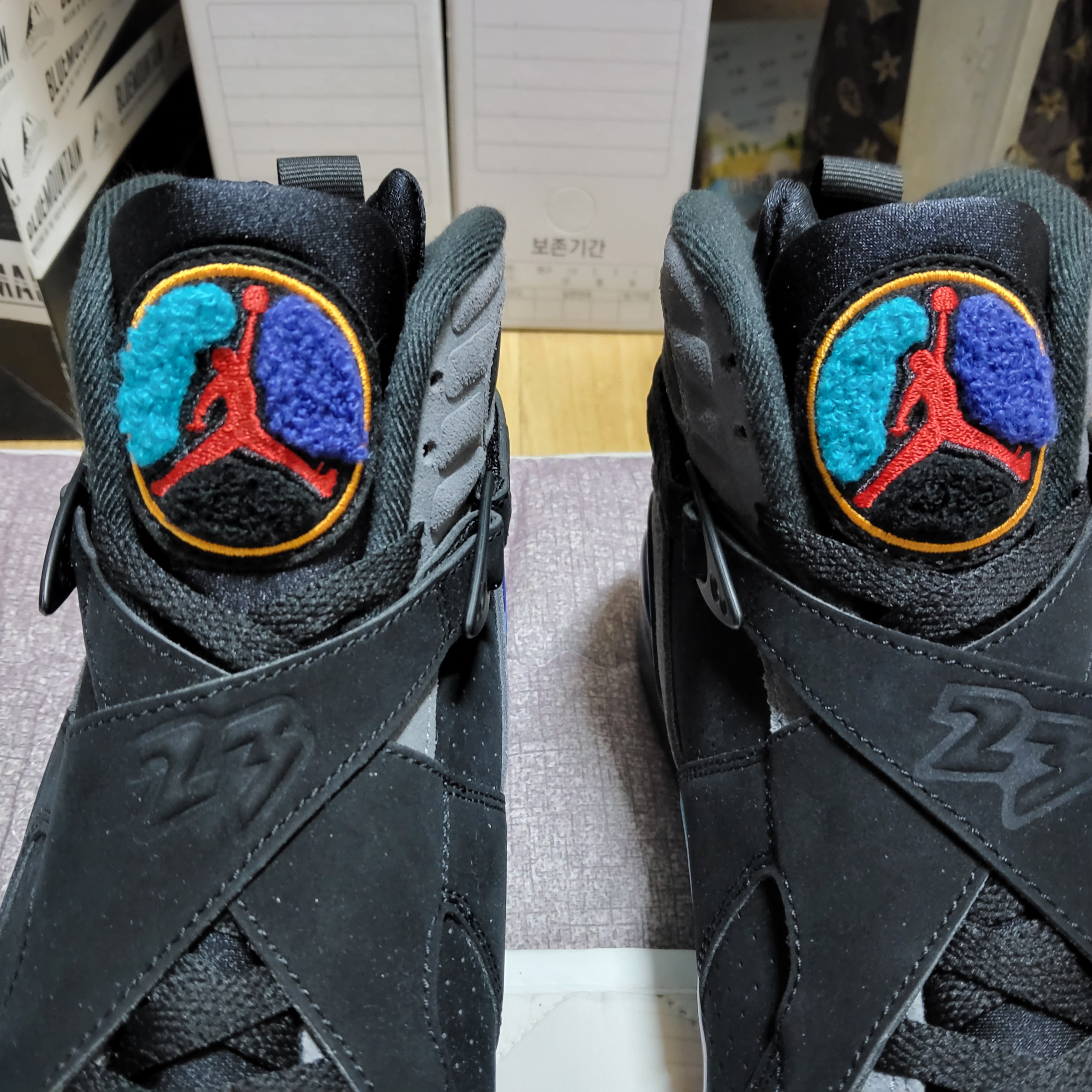 Jordan 8 Retro Aqua 2025 착용 스타일 - 2