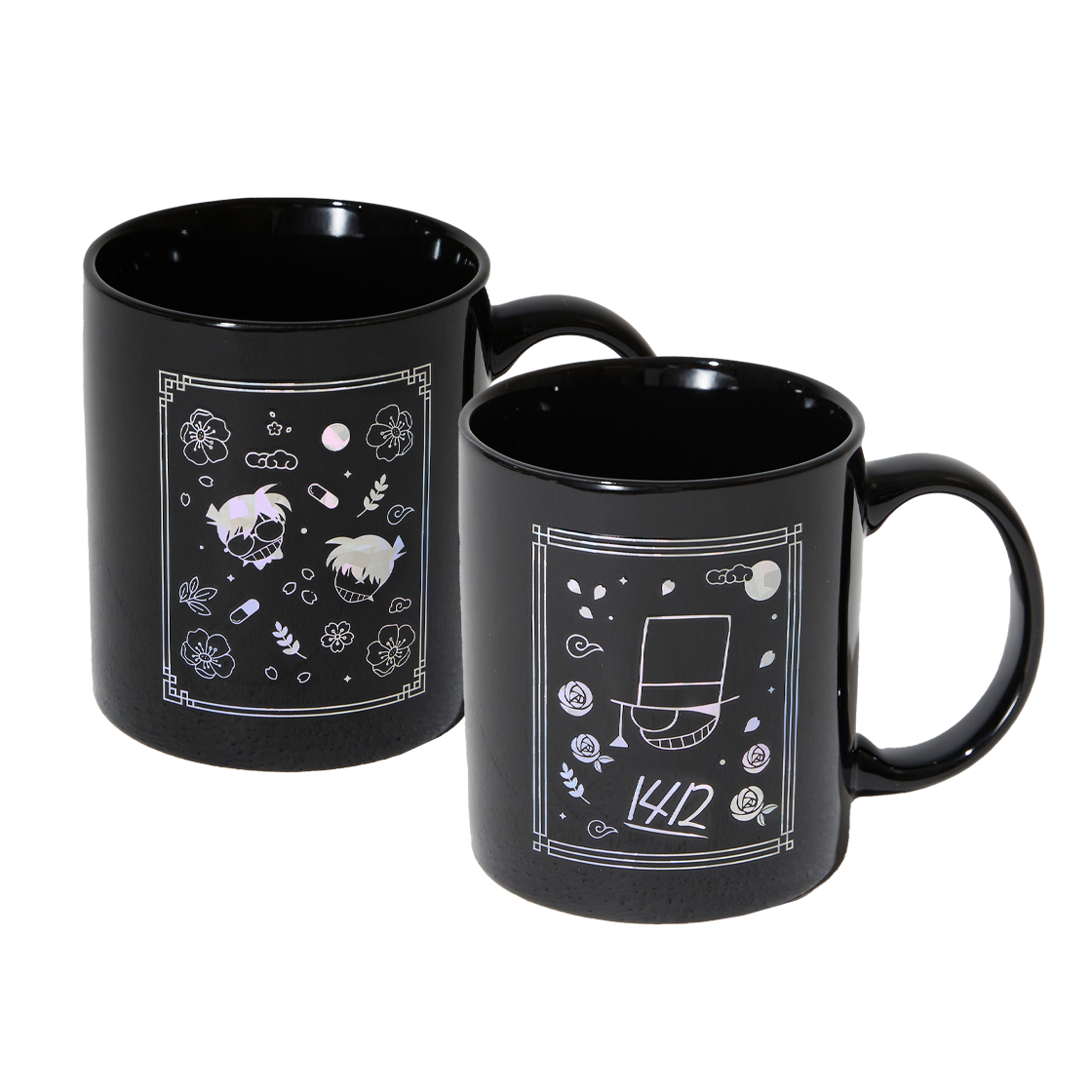 댄꼼마 x 명탐정 코난 코난&남도일, 괴도키드 자개컵 세트 (2P)(DANCOMMA x Detective Conan Korea traditional edition cup set(2p))