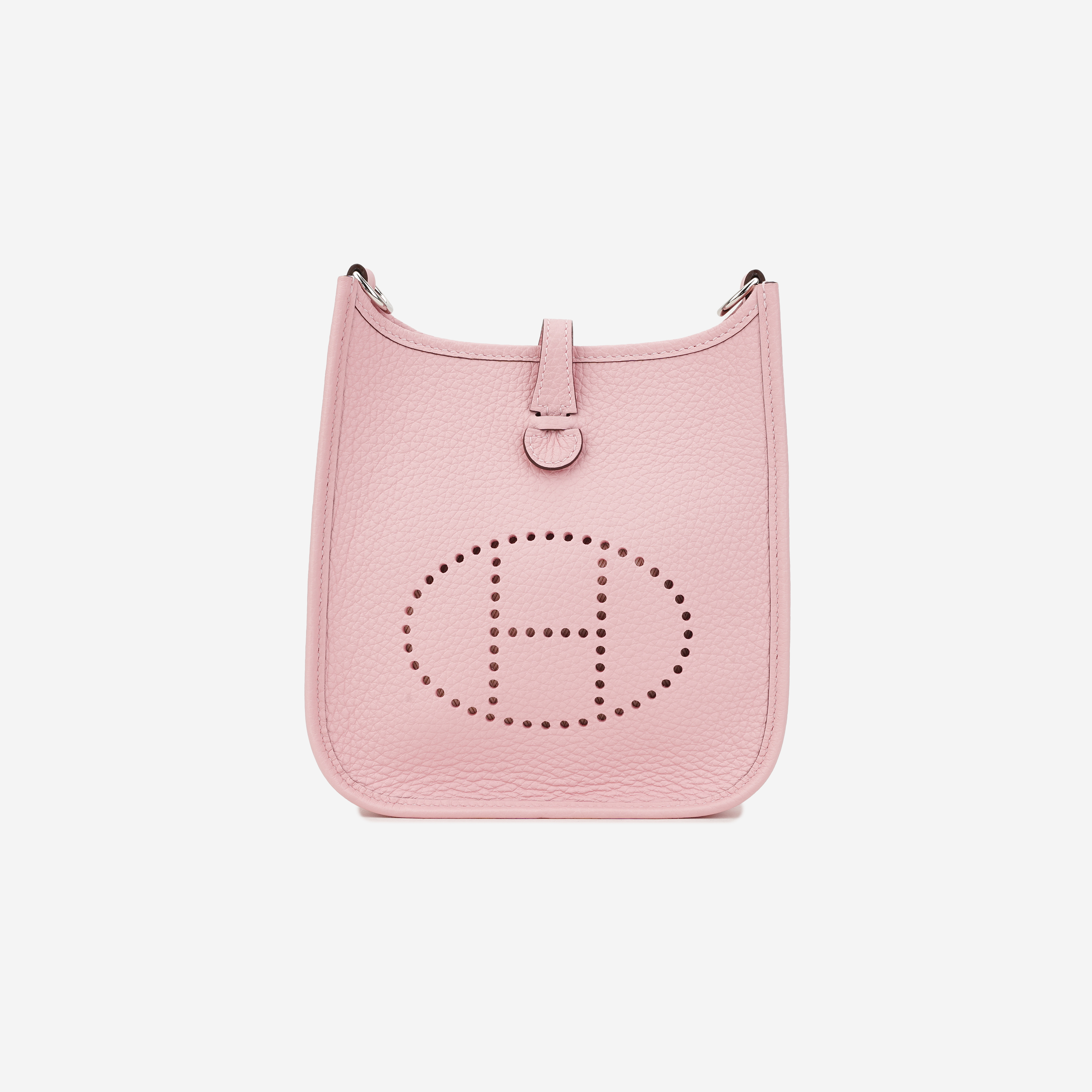 Hermes Evelyne 16 Amazone Bag Clemence & Palladium Rose Sakura