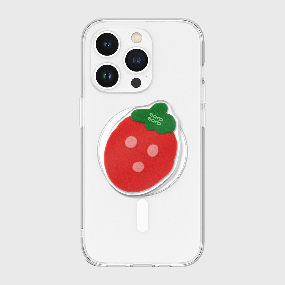 어프어프 스트로베리(맥세이프-아크릴스마트톡)(earpearp Strawberry MagSafe Acrylic Smart Tok) - 3