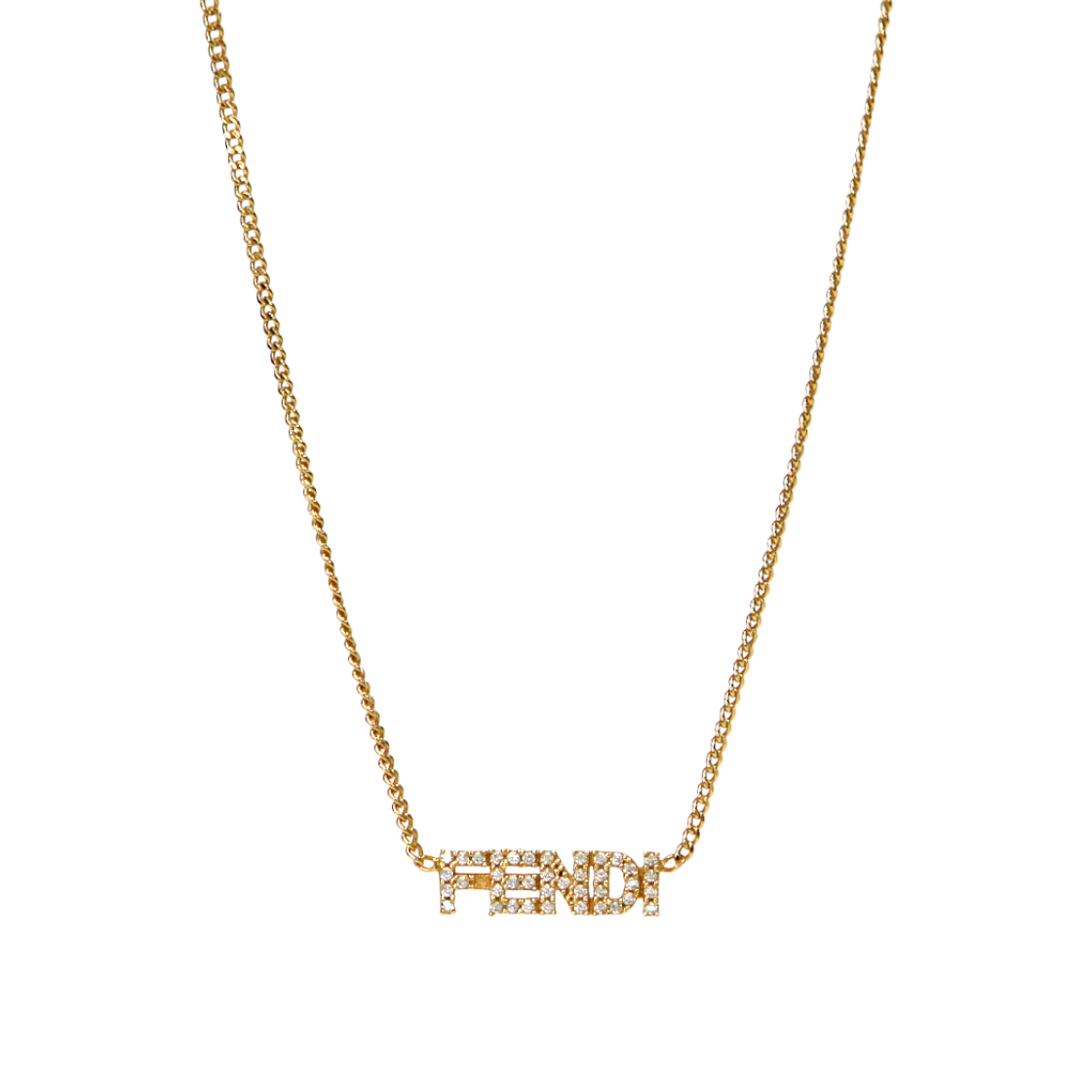 ITWRVR9BUS2F Fendi Cubic Gold Necklace A-B44206