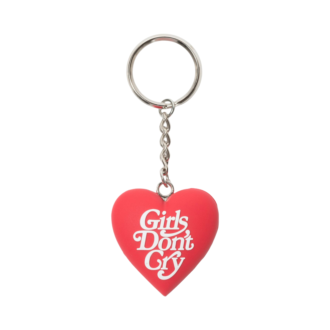 베르디 걸스 돈 크라이 키체인 레드(Verdy Girls Don't Cry Keychain Red)
