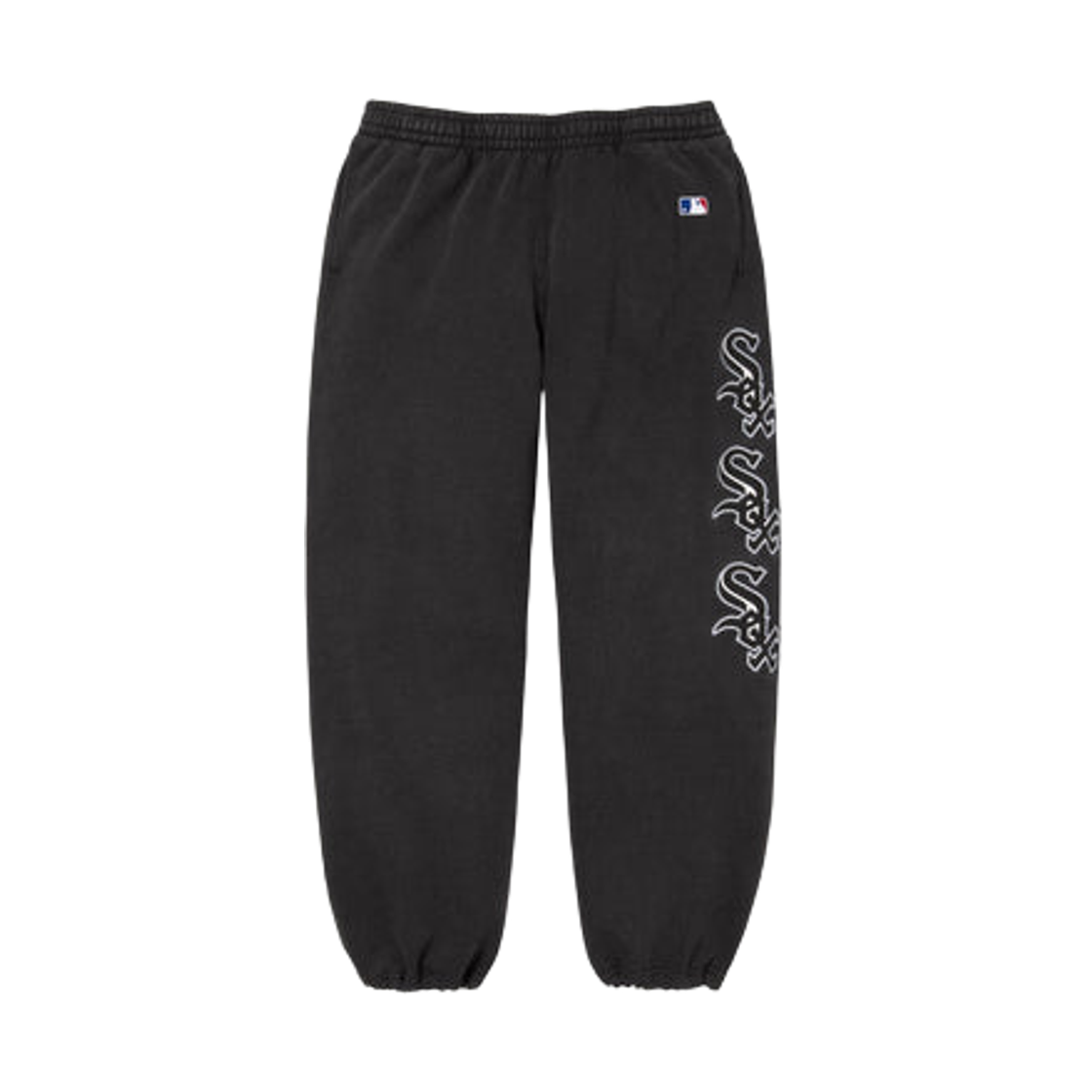 슈프림 x 시카고 화이트 삭스 스웨트팬츠 블랙 - 25FW(Supreme x Chicago White Sox Sweatpant Black - 25FW) - 1