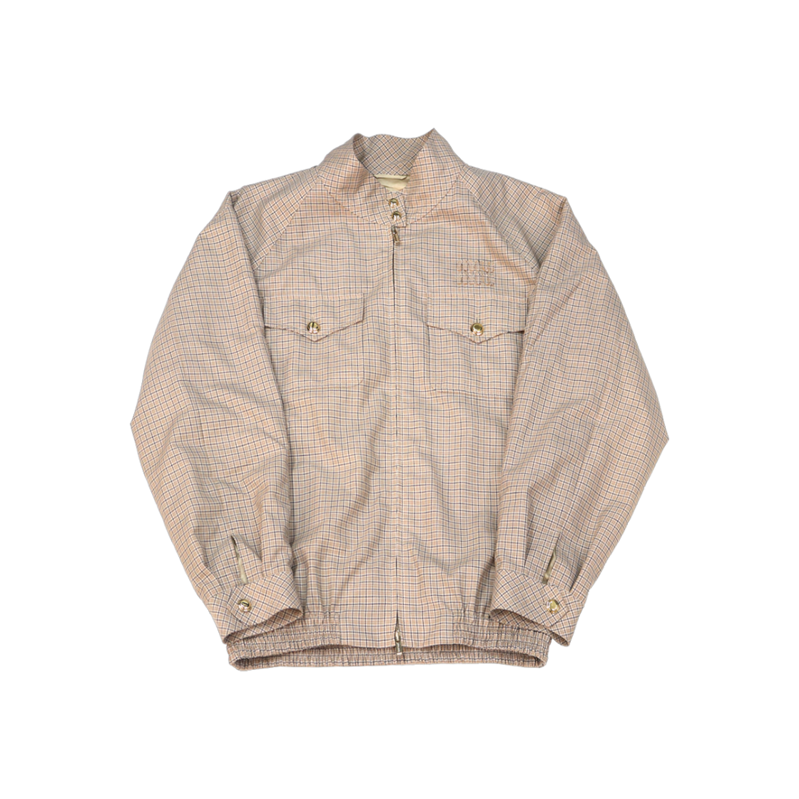 ITEBPIH2M7NR Miu Miu Checked Bomber Jacket A-C41693