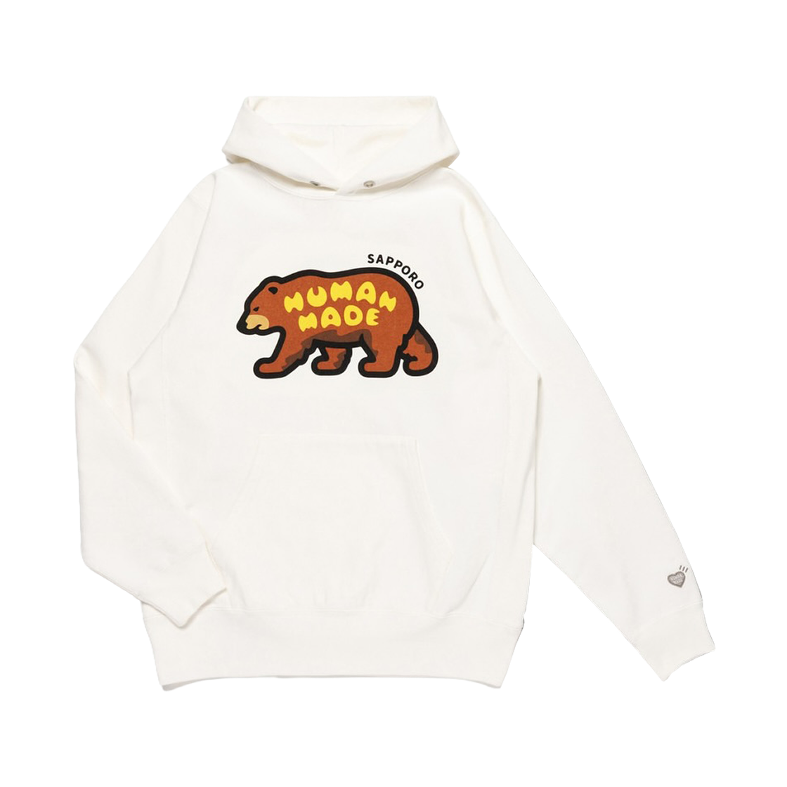 휴먼 메이드 애니멀 후드 베어 화이트 - 삿포로 스토어 한정(Human Made Animal Hoodie Bear White - Sapporo Store Exclusive) - 1
