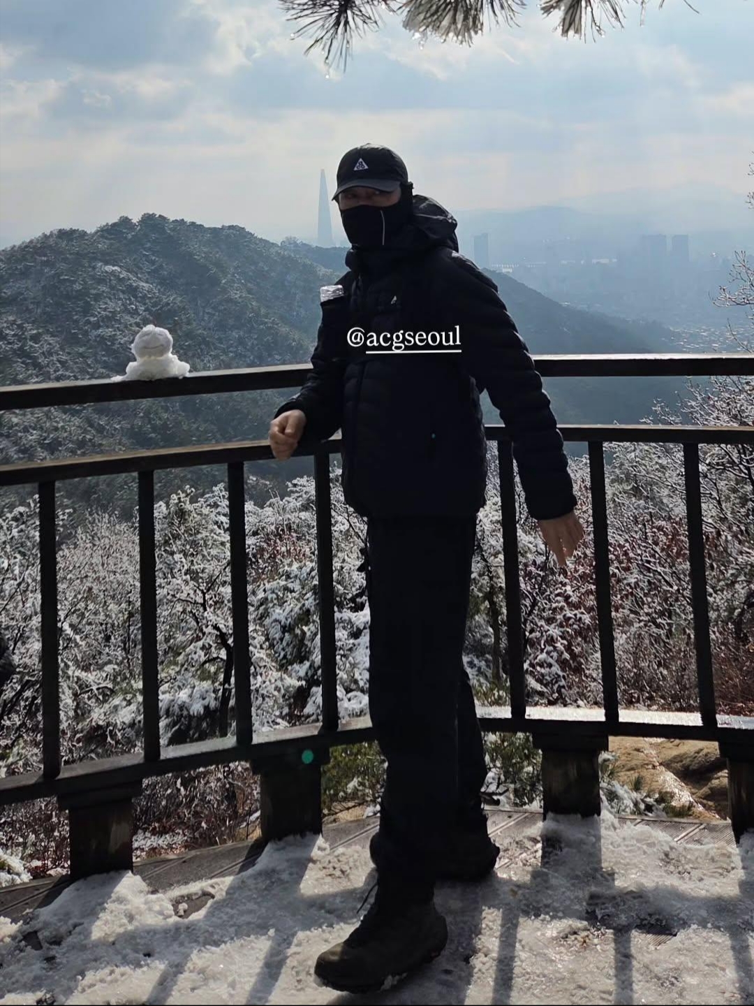 Nike ACG Lava Flow Therma-Fit ADV Jacket Black Summit White - Asia 착용 스타일 - 1