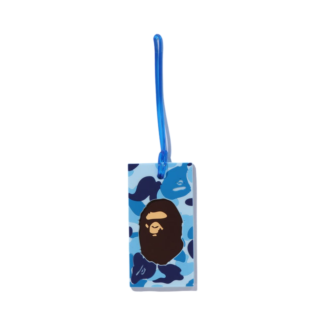 - BAPE ABC Camo Luggage Tag Travel Blue