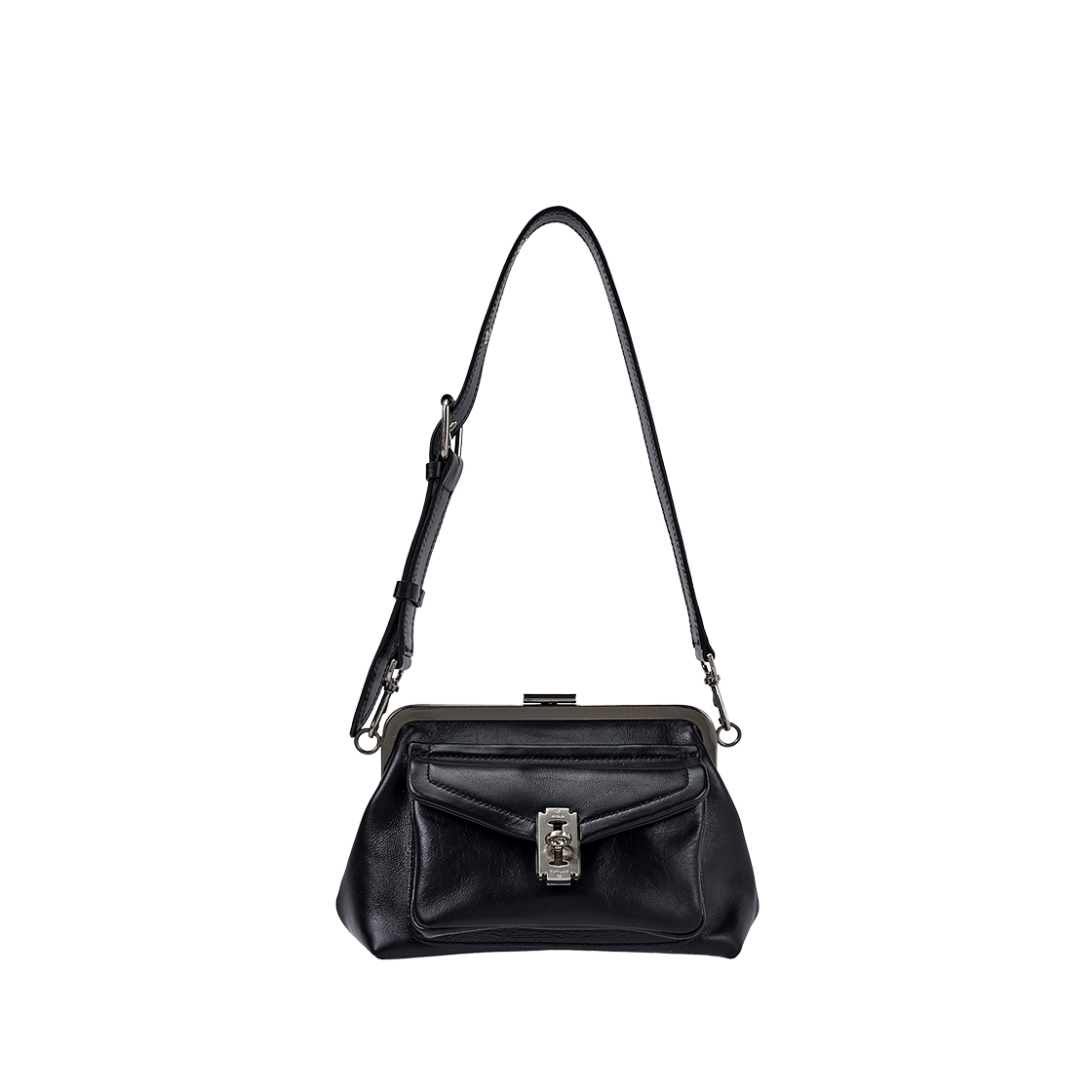 분크 오캄 두 카고 프레임 숄더 스몰 블랙(vunque Occam Doux Cargo Frame Shoulder S Black) - 3