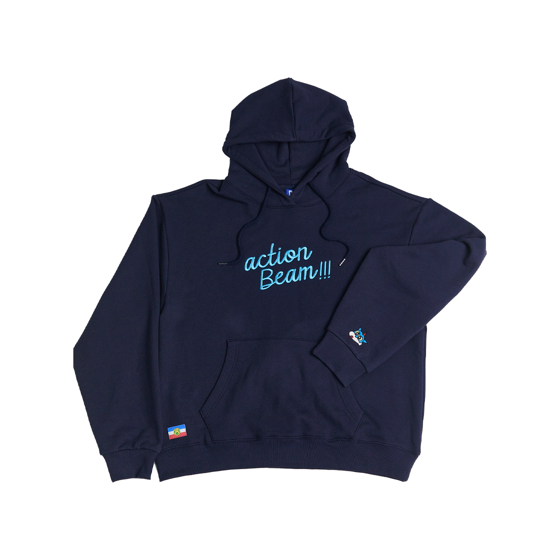 DN25WHD0400 DANCOMMA x Crayon Shin Chan Action Beam Hoodie Navy
