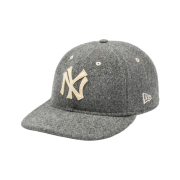 New Era MLB x Ralph Lauren Cooperstown New York Yankees Retro Crown Strapback Grey