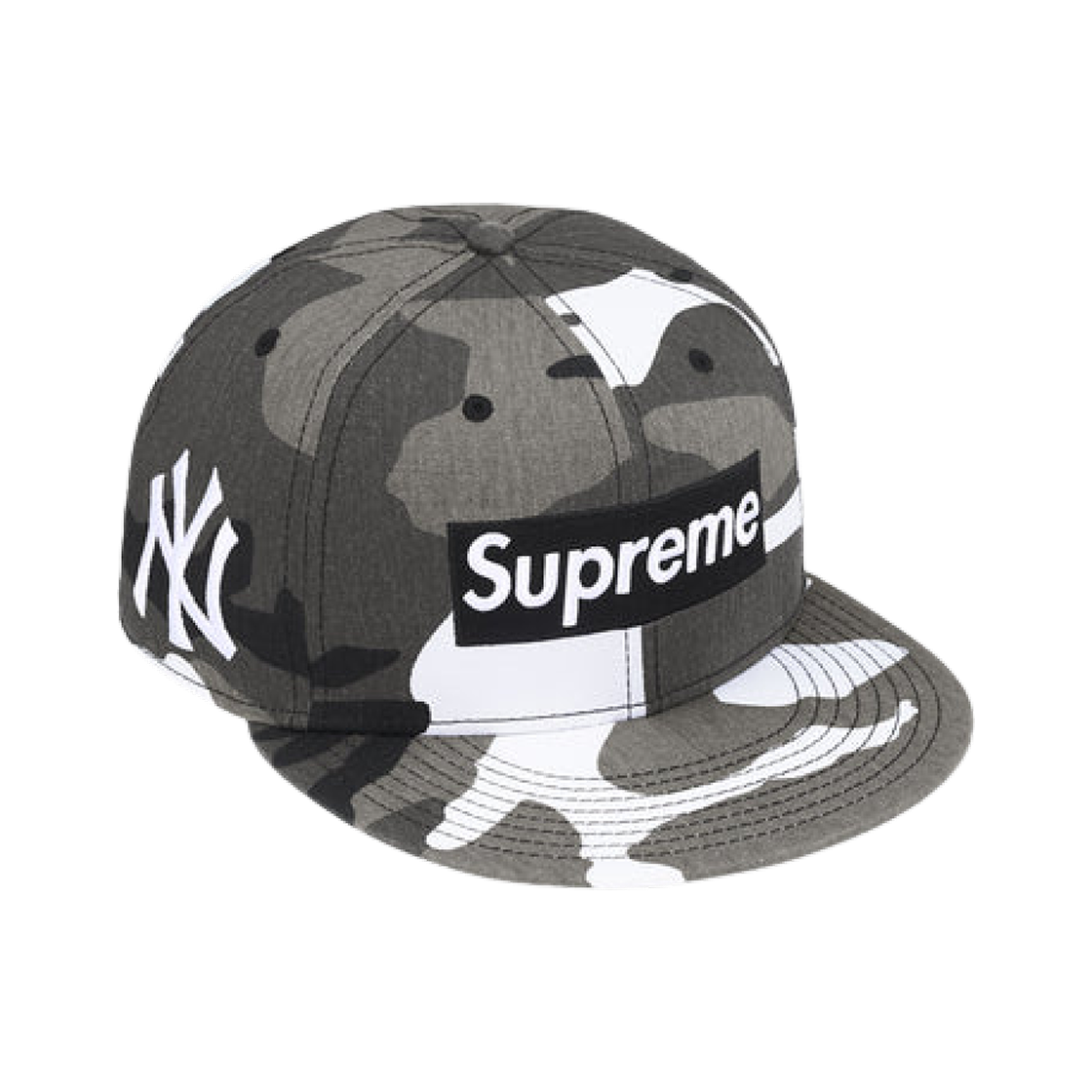 슈프림 x MLB 팀 박스로고 뉴에라 스노우 카모 - 뉴욕 양키스 - 25FW(Supreme x MLB Teams Box Logo New Era Snow Camo - New York Yankees - 25FW)