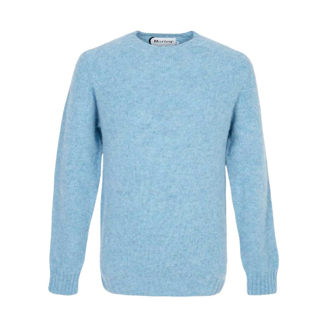 할리 오브 스코틀랜드 쉐기 독 크루넥 스웨터 로크 블루(Harley of Scotland Shaggy Dog Crewneck Sweater Loch Blue)