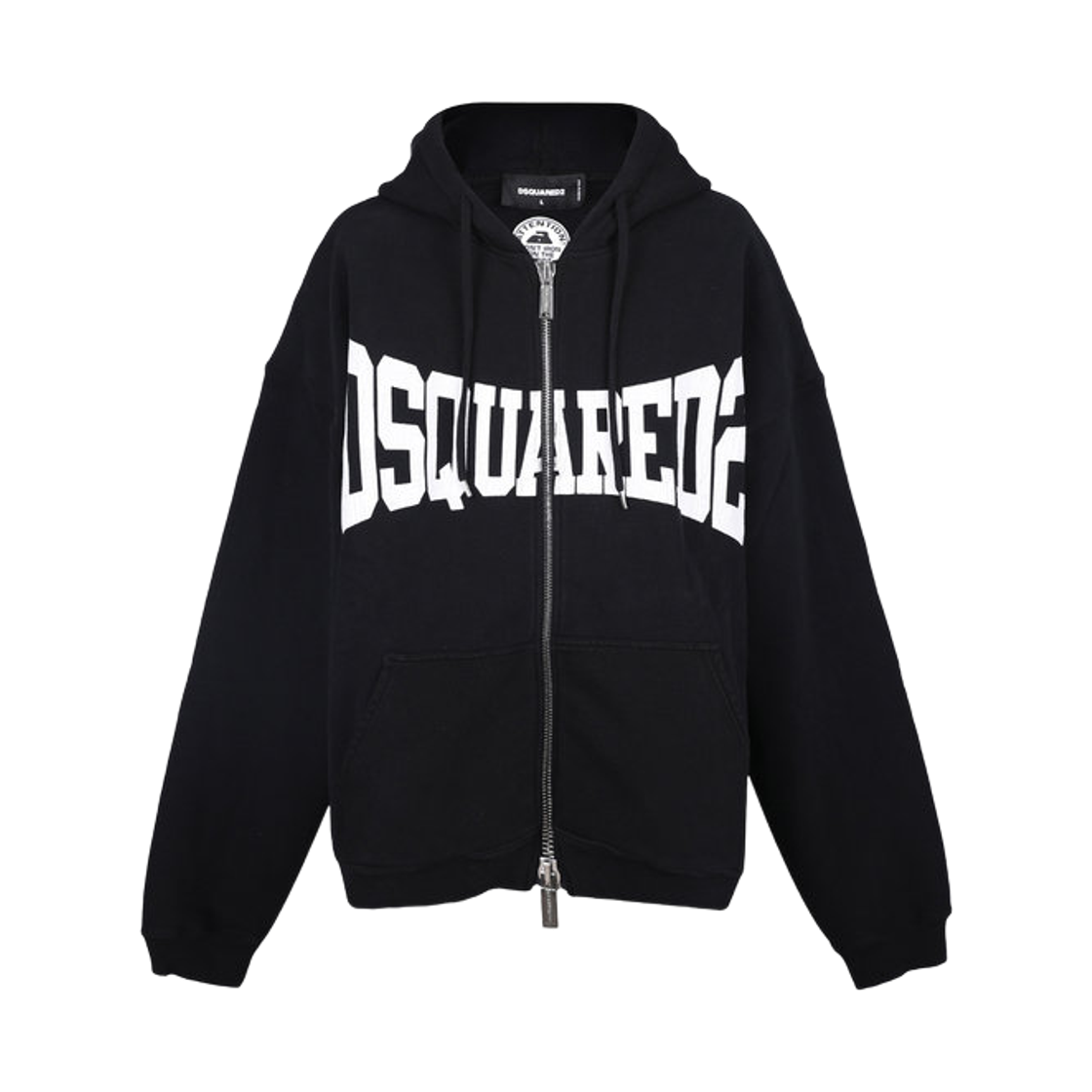 디스퀘어드2 지퍼 후드 블랙(Dsquared2 Zipped Hoodie Black)
