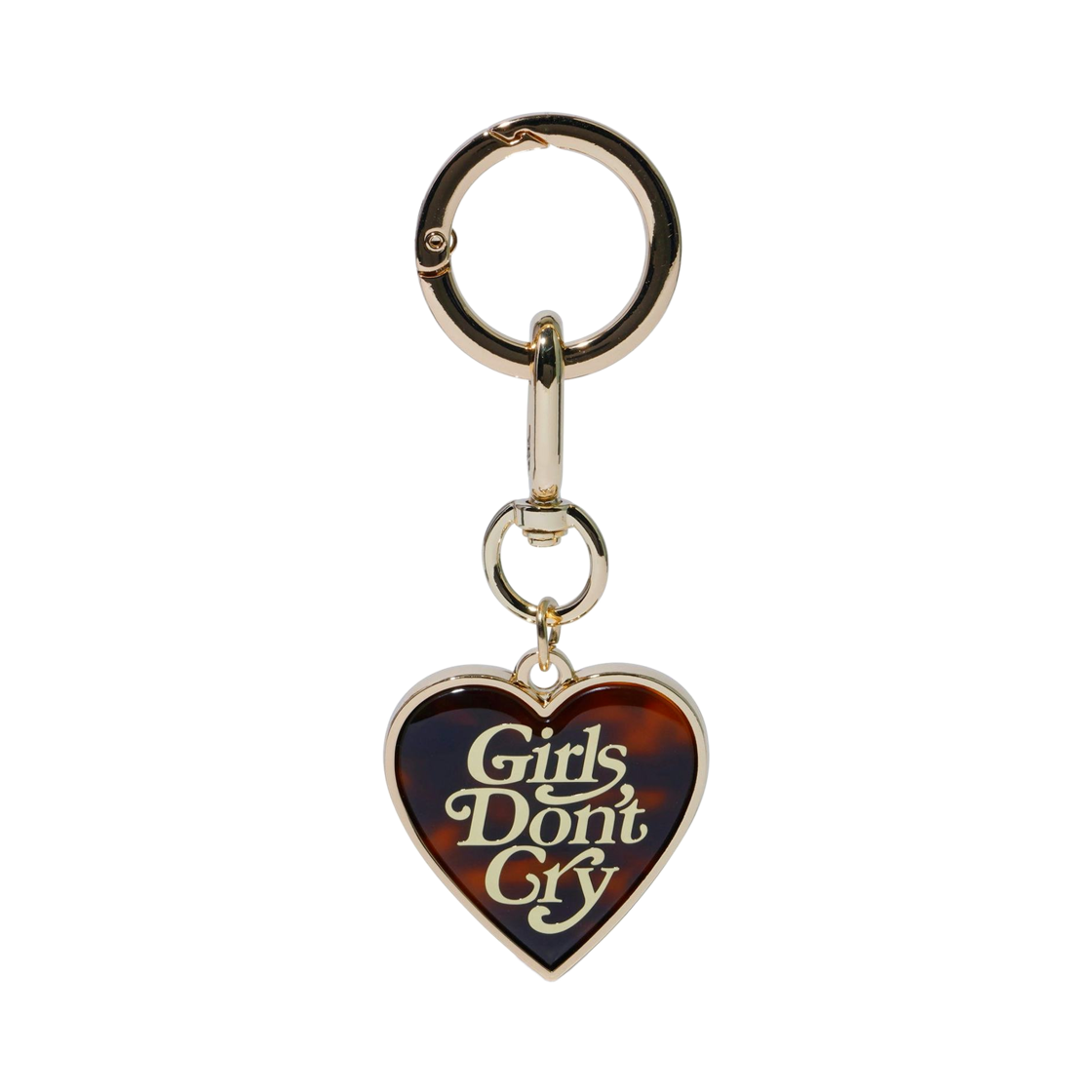 베르디 걸스 돈 크라이 키체인 골드(Verdy Girls Don't Cry Keychain Gold)