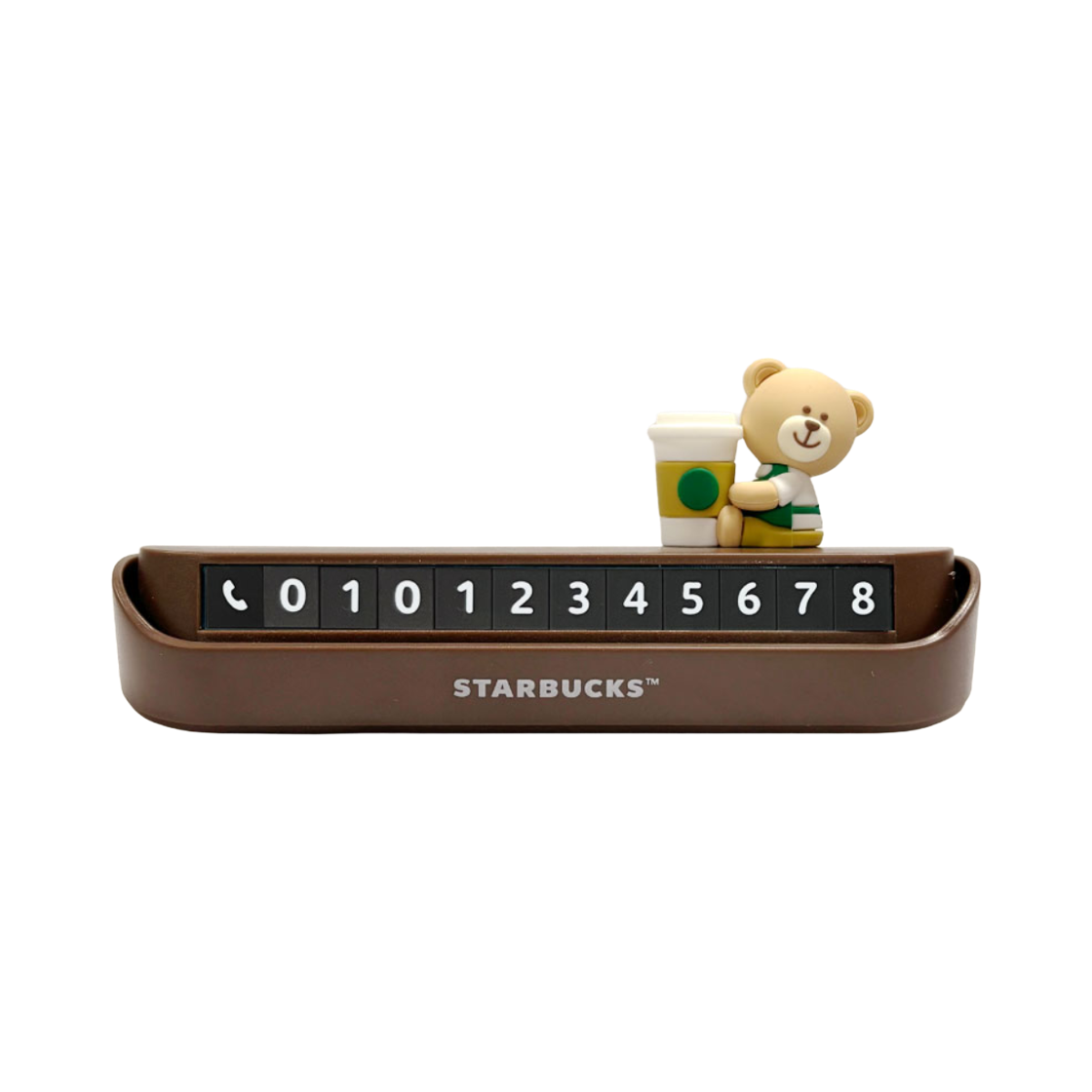 스타벅스 베어리스타 주차 번호판(Starbucks Bearista Parking Number Plate)