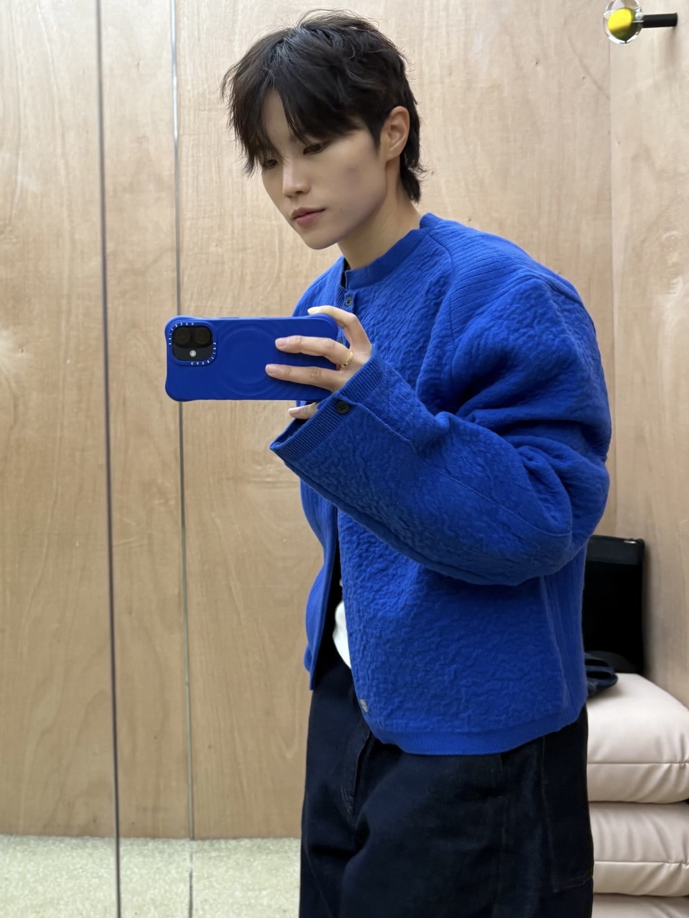 Ader Error 10th Product. 8 Z-Blue 착용 스타일 - 1