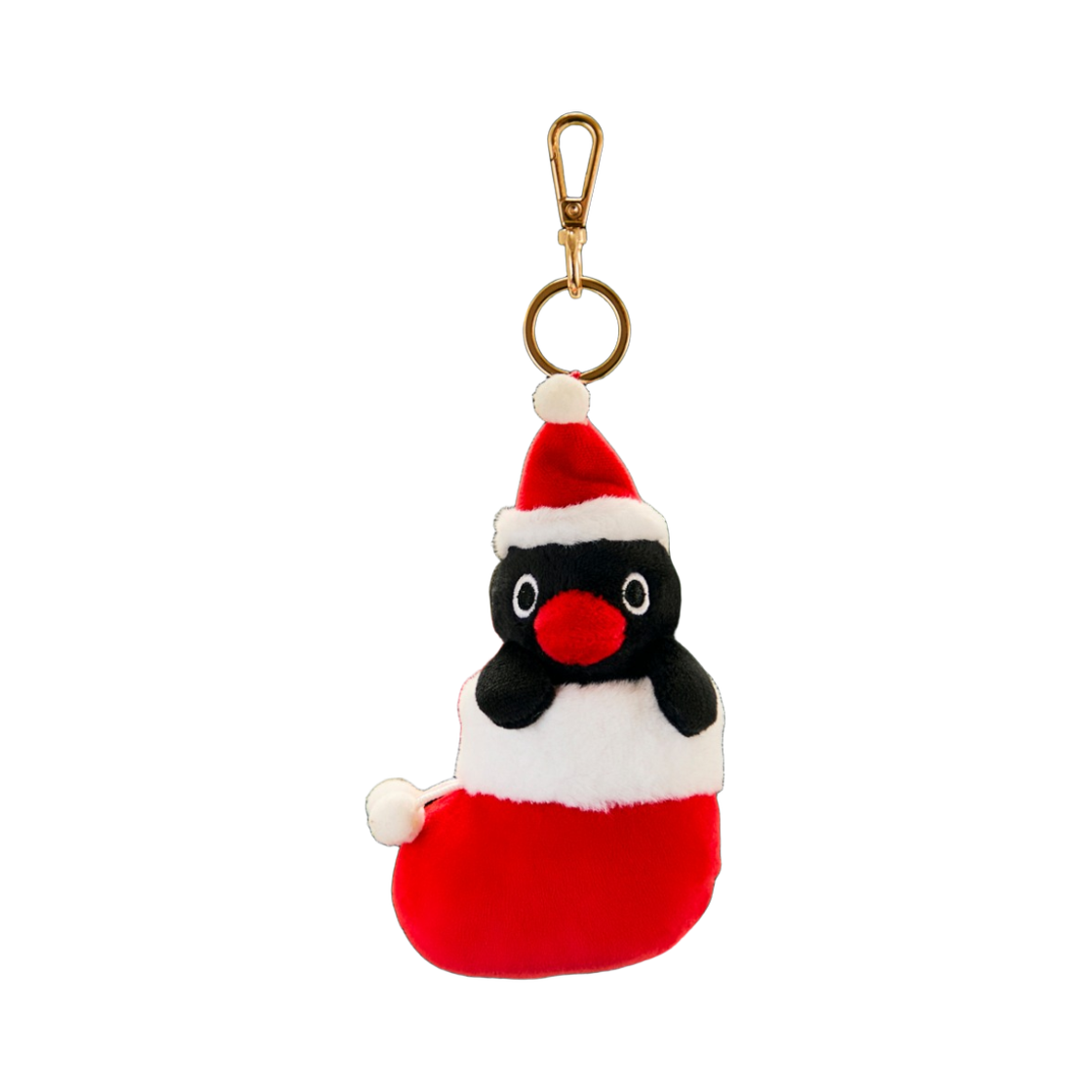핑구 x CGV 산타 핑구 인형 키링(Pingu x CGV Santa Pingu Doll Keyring)