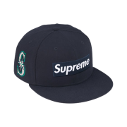 Supreme x MLB Teams Box Logo New Era Navy - Seattle Mariners - 25FW
