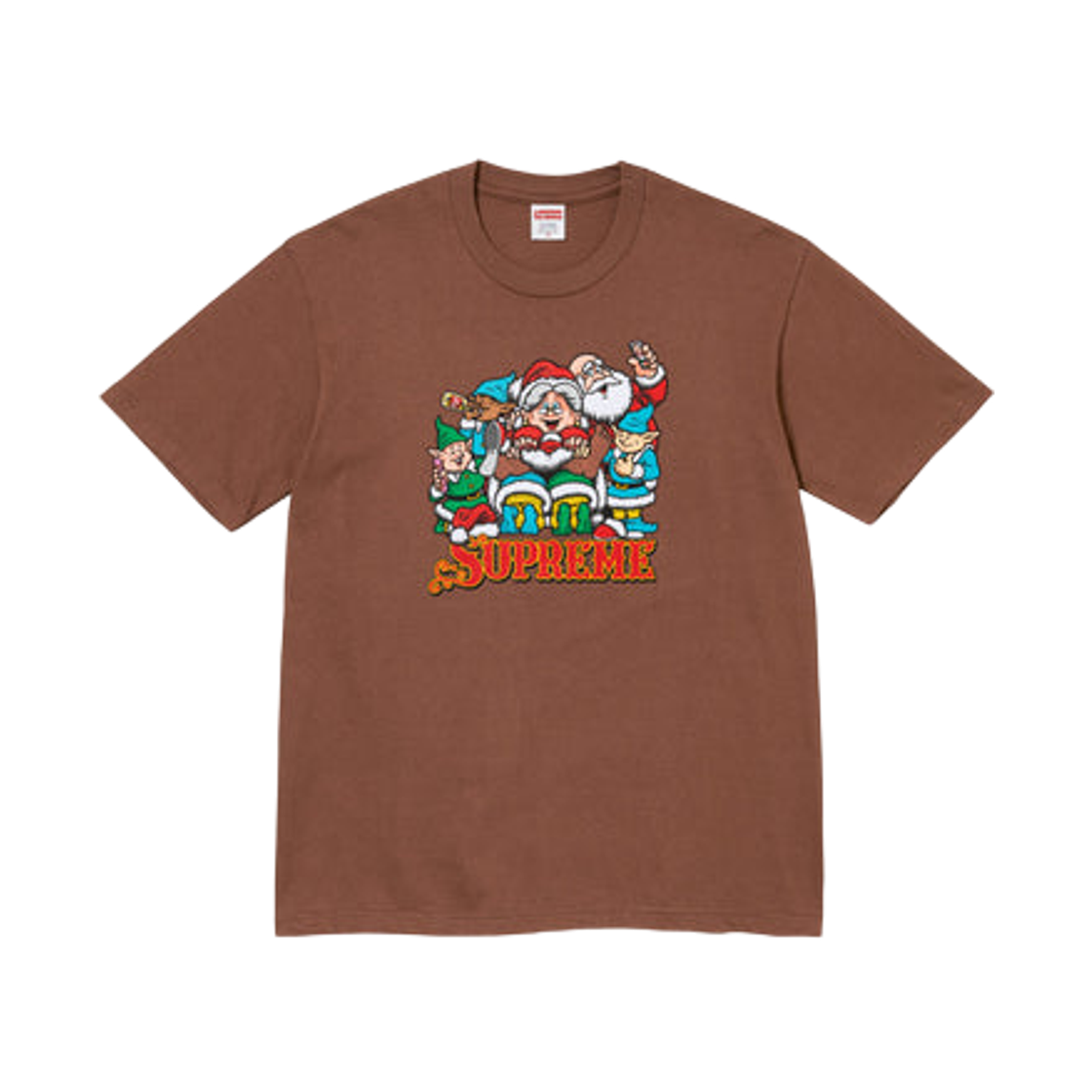 슈프림 나티 티셔츠 브라운 - 25FW