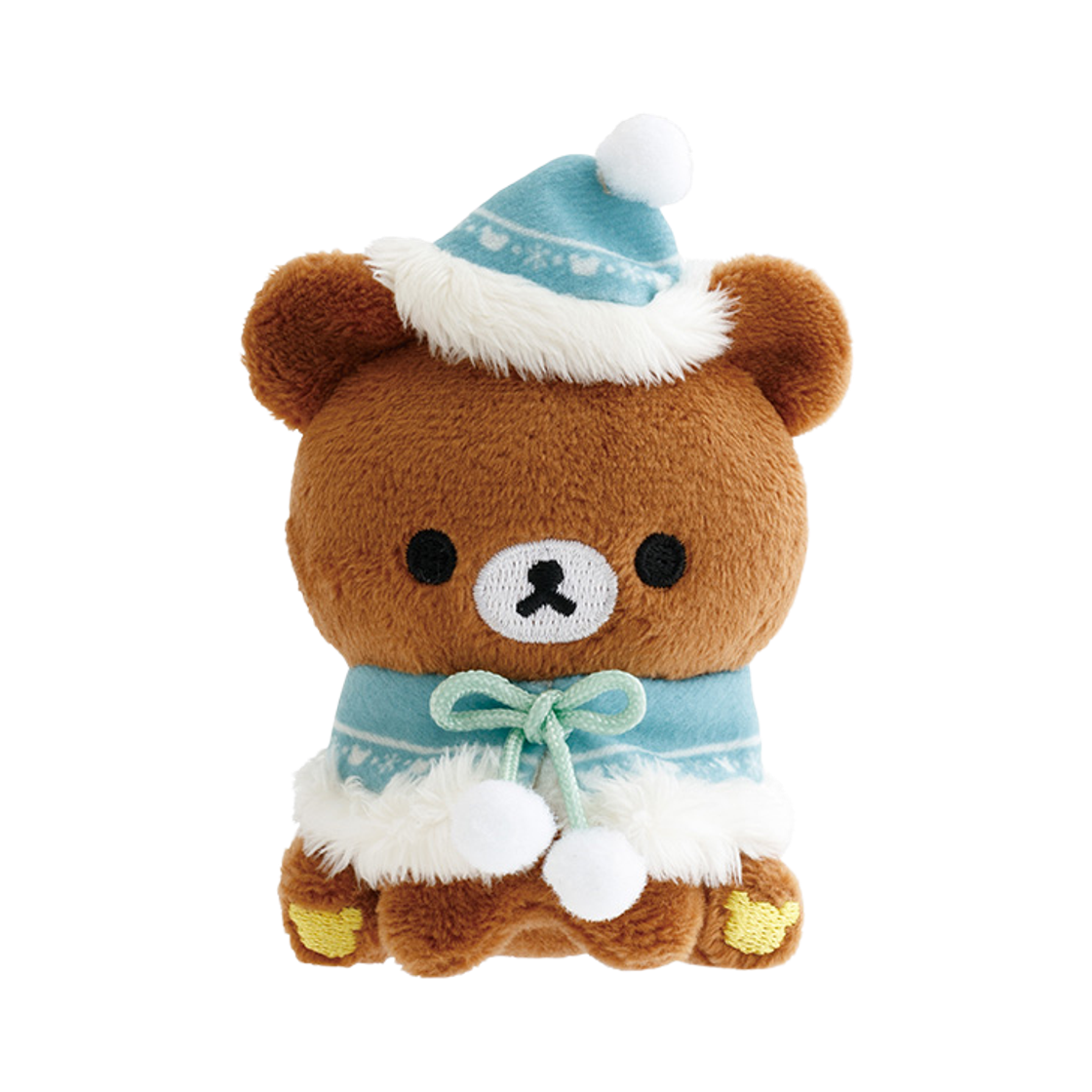 산엑스 리락쿠마 허니 포레스트 크리스마스 테노리 플러시 차이로이코그마(San-X Rilakkuma Honey Forest Christmas Tenori Plush Chairoikoguma)
