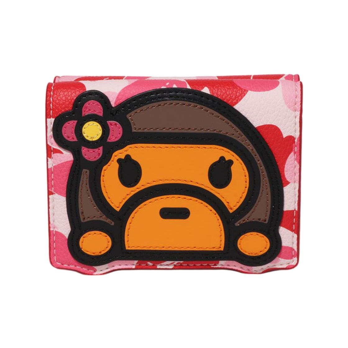 베이프 ABC 카모 베이비 리사 레더 월렛 핑크(BAPE ABC Camo Baby Lisa Leather Wallet Pink)
