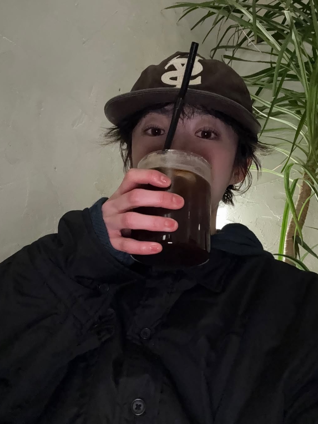 Sunday Ceremony Sy Logo 5 Panel Cotton Cap - Brown 착용 스타일 - 4