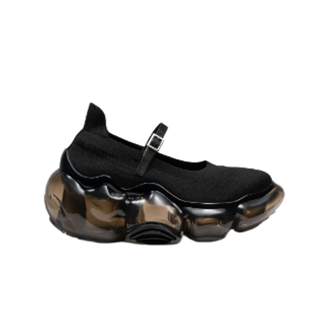 - (W) Grounds Moopie Knit Pumps Black