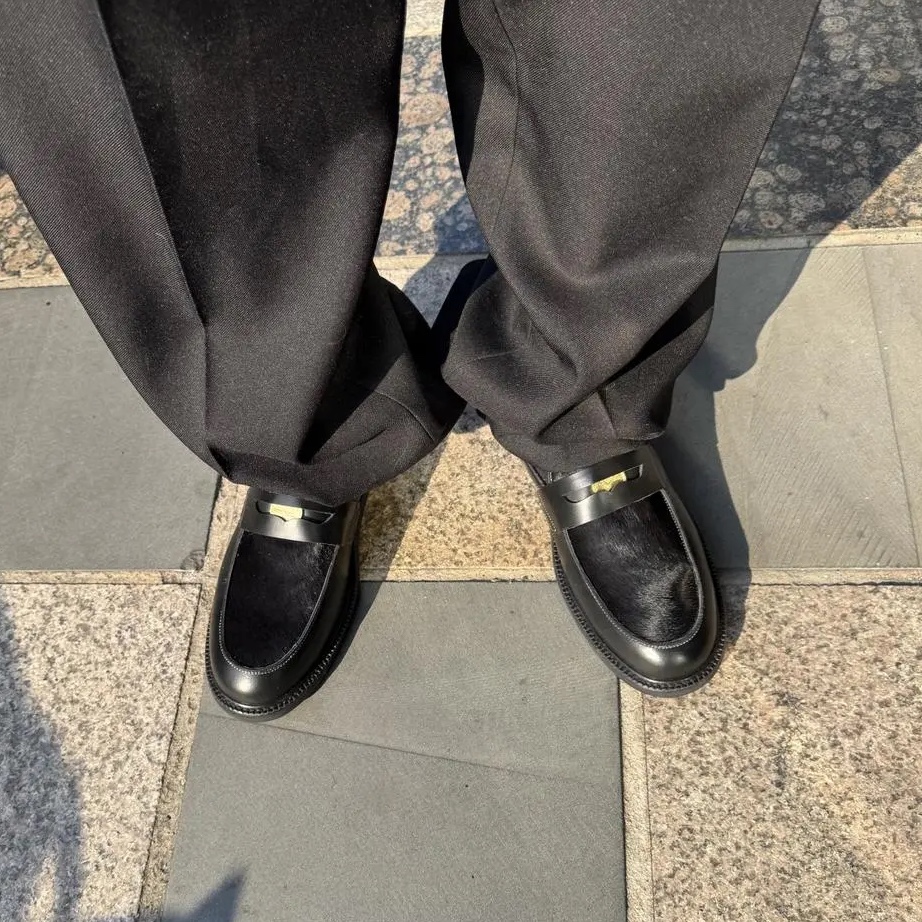 PENNY PLATE Men Loafer Coin Low 착용 스타일 - 2