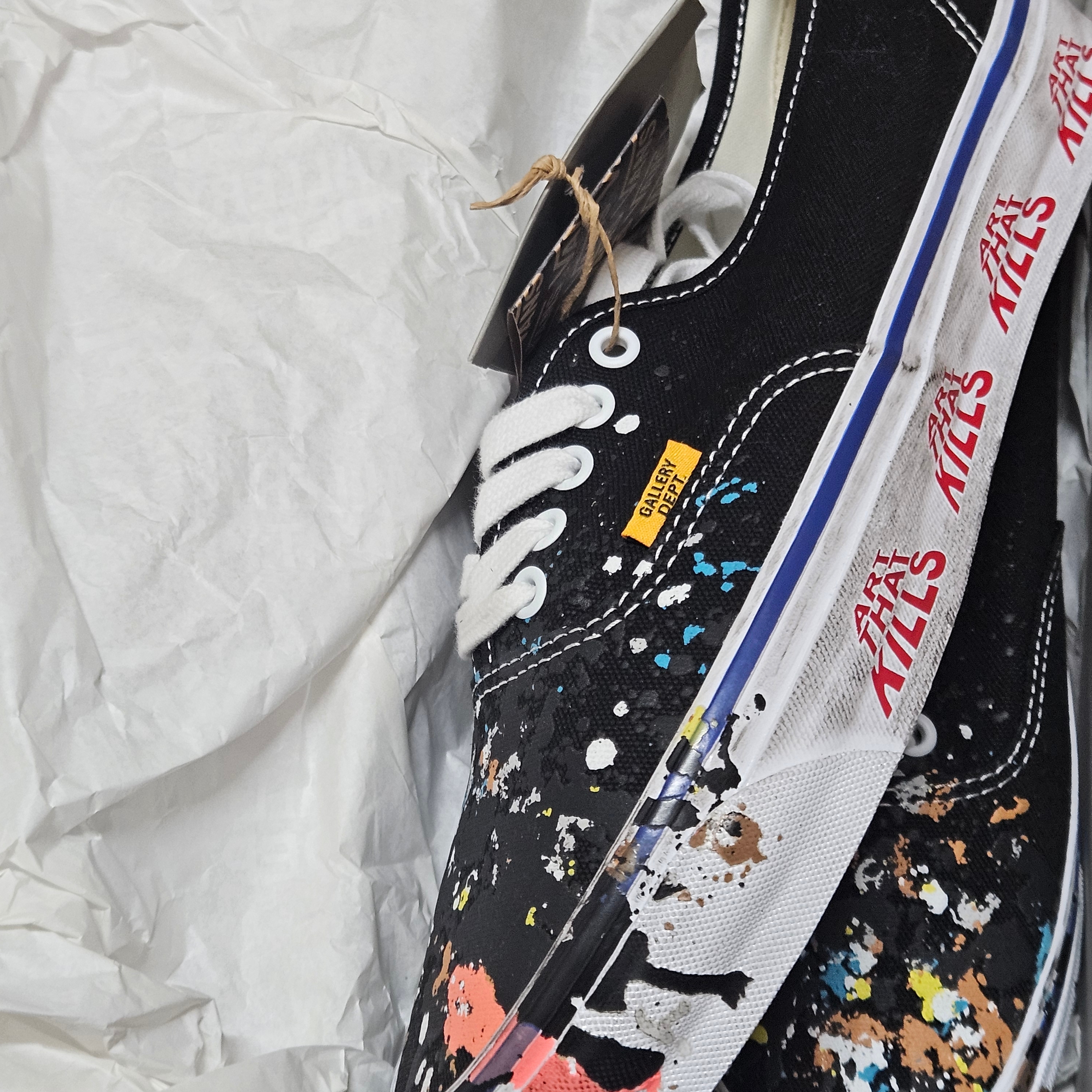 Vans x Gallery Dept. OTW Authentic 44 Black 착용 스타일