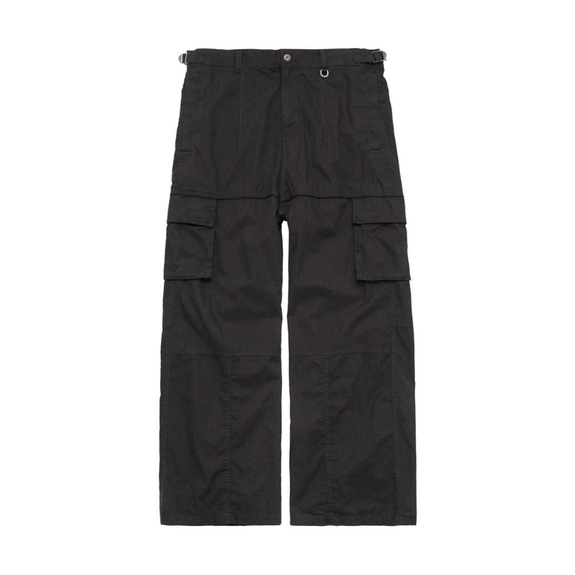 PL5LPT9007AB Polyteru Division Cargo Pants Purple Charcoal