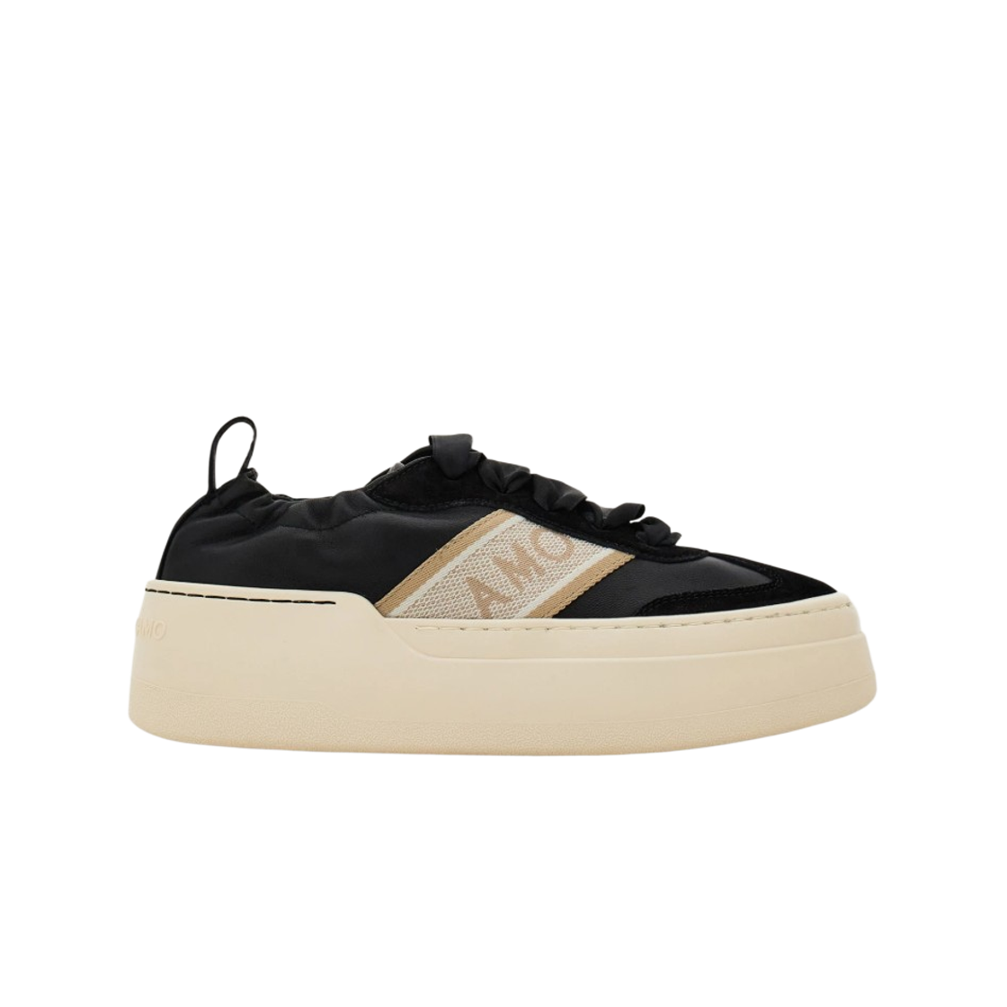 030667-781491 (W) Ferragamo Wedge Sneakers Black
