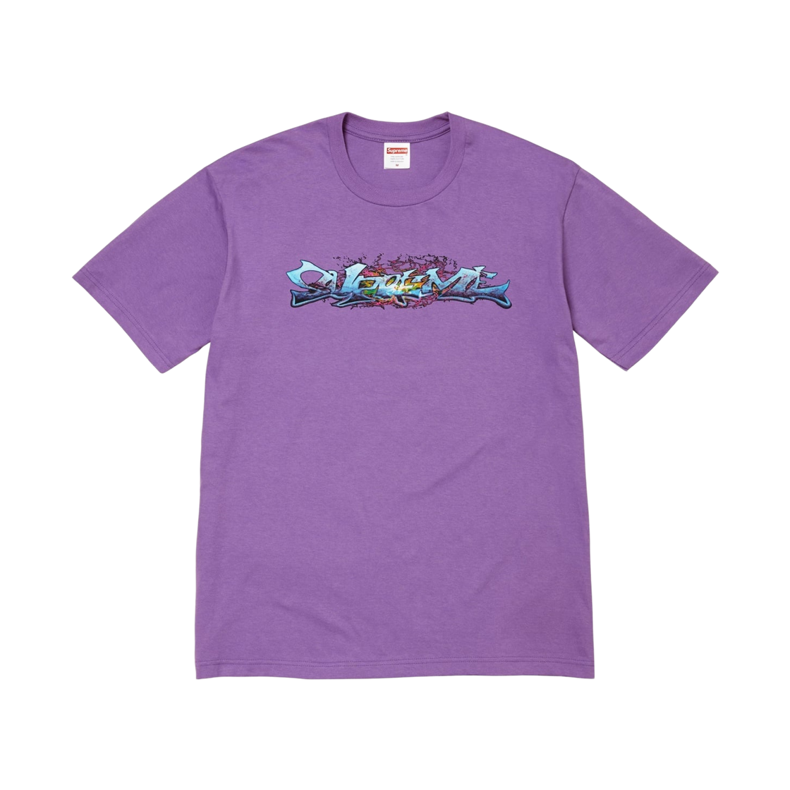 - Supreme Tag T-Shirt Purple - 25FW