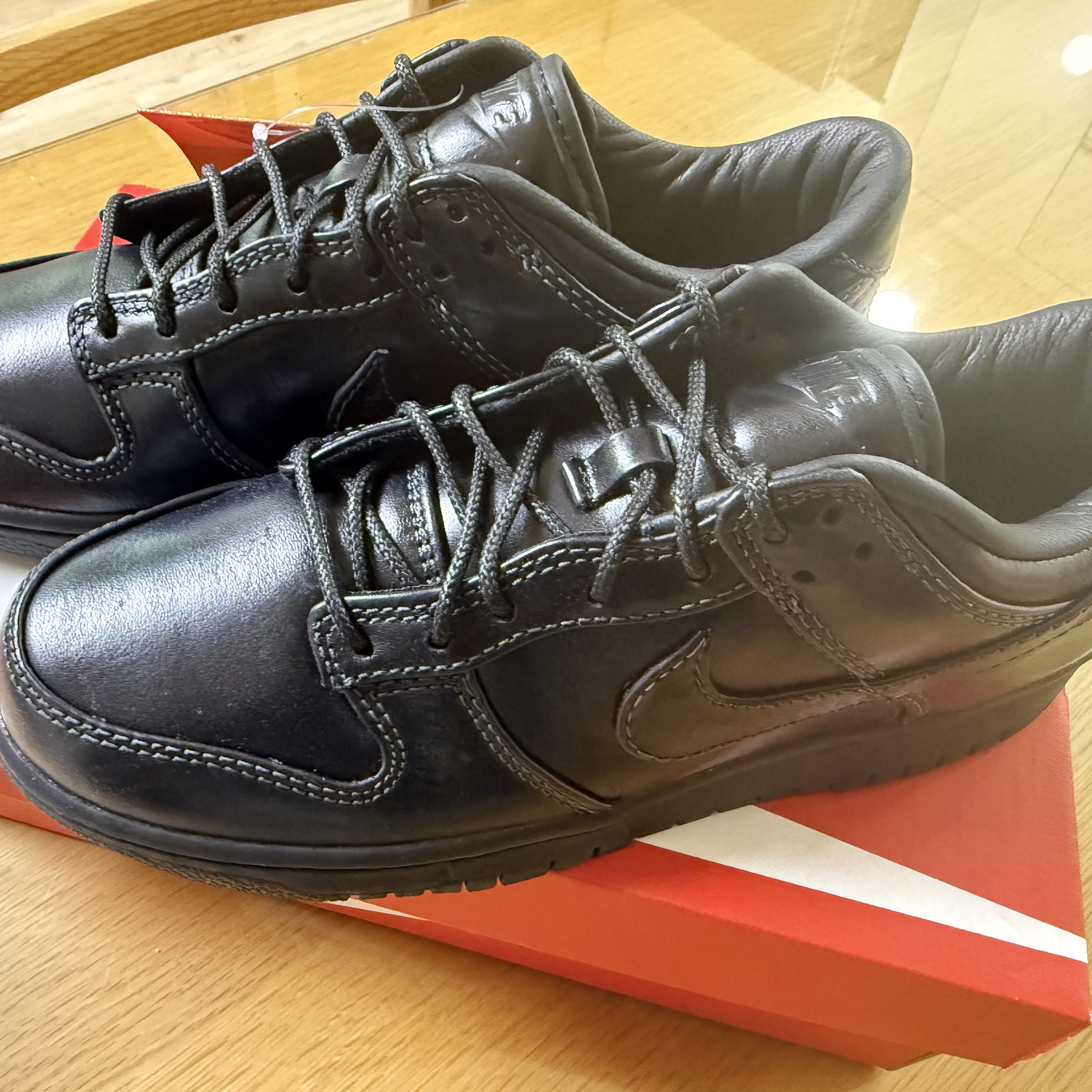 Nike Dunk Low Retro PRM QS Black 착용 스타일