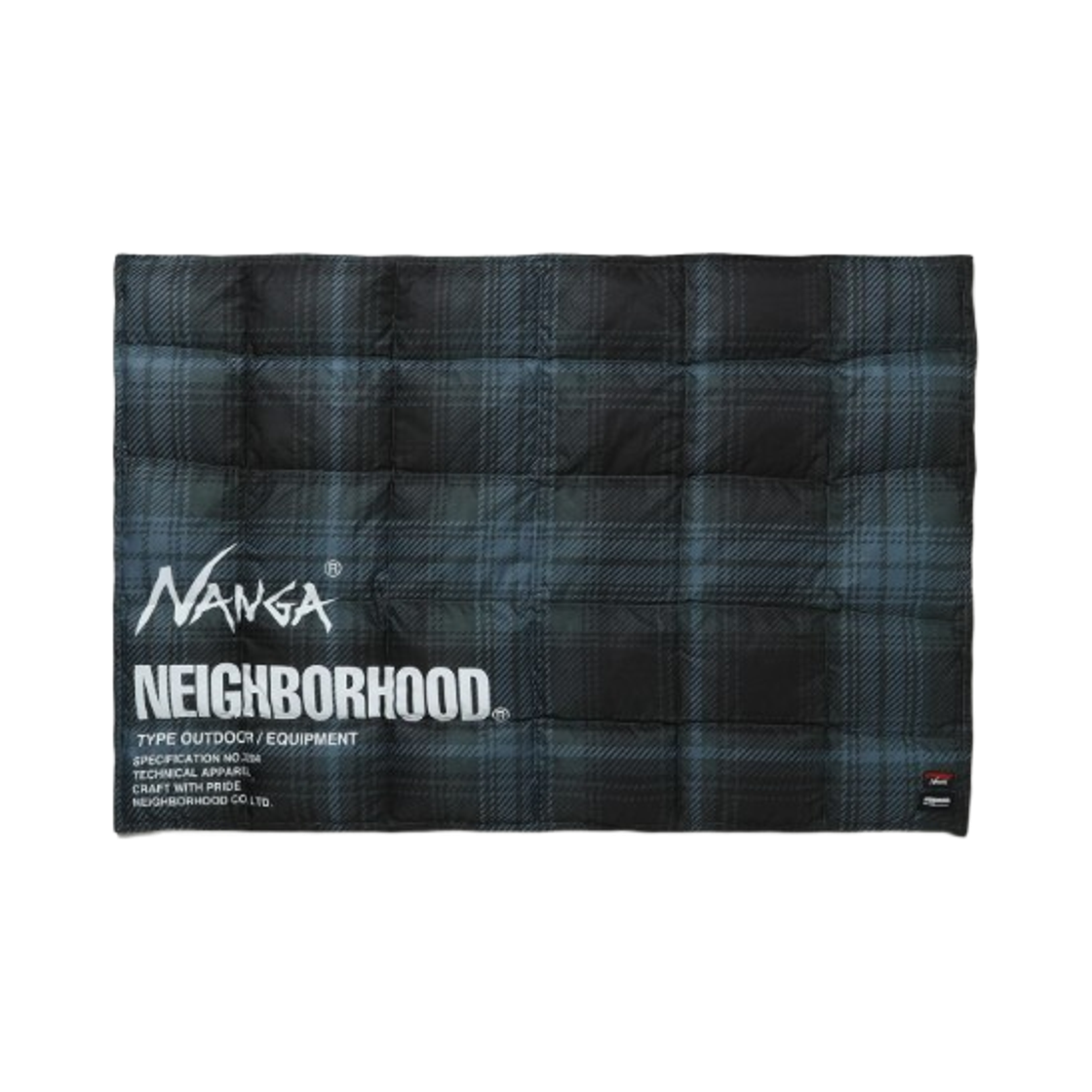 252NNNNN-AC01 Neighborhood x Nanga Down Half Blanket Gray