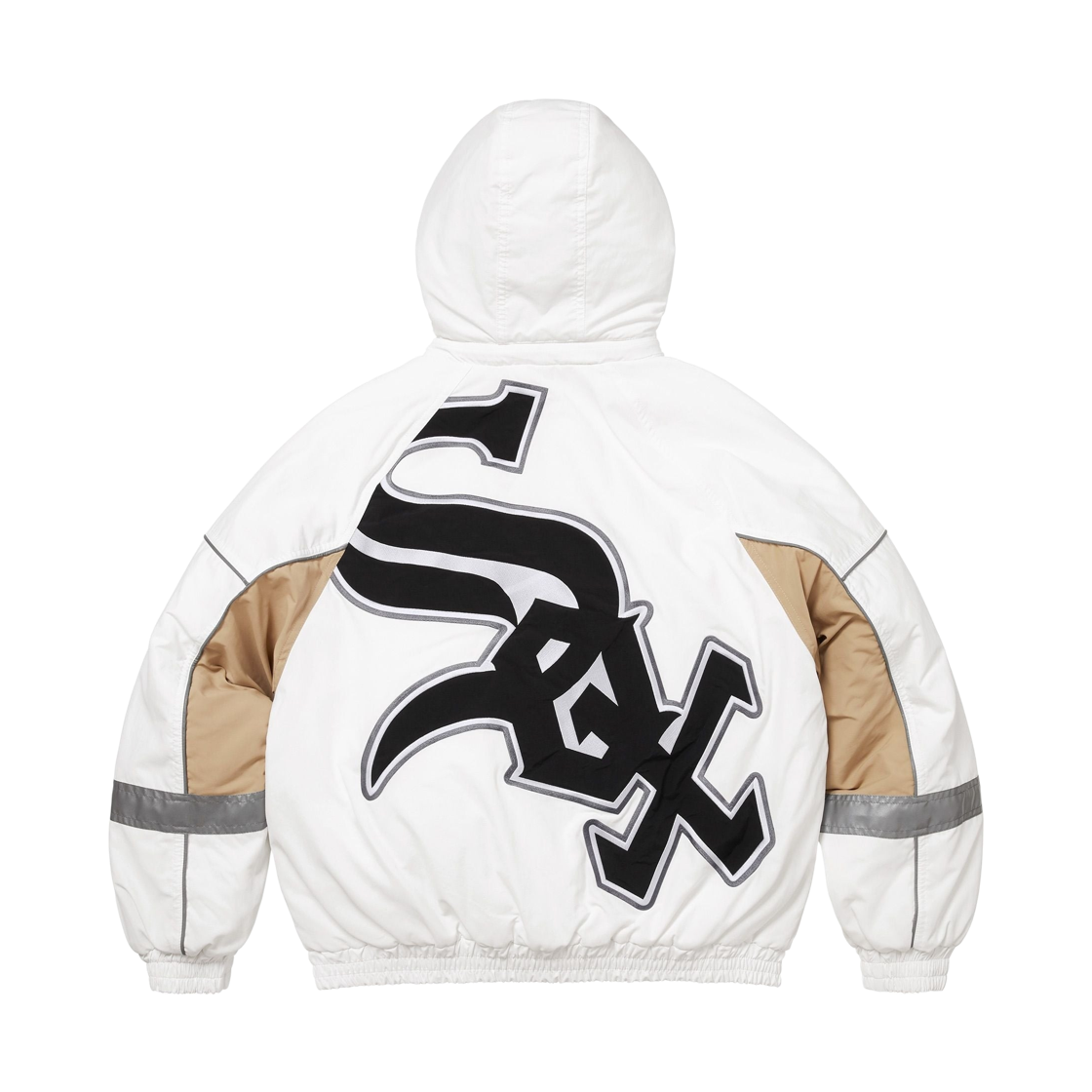 슈프림 x 시카고 화이트 삭스 스타디움 자켓 화이트 - 25FW(Supreme x Chicago White Sox Stadium Jacket White - 25FW) - 1