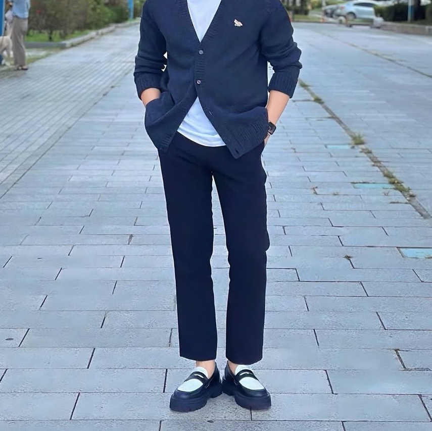 PENNY PLATE Men Loafer Basic High 착용 스타일