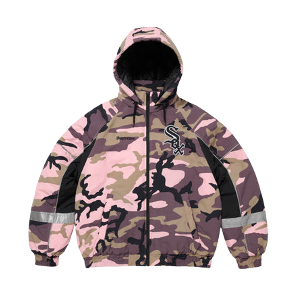 슈프림 x 시카고 화이트 삭스 스타디움 자켓 핑크 카모 - 25FW(Supreme x Chicago White Sox Stadium Jacket Pink Camo - 25FW) - 2