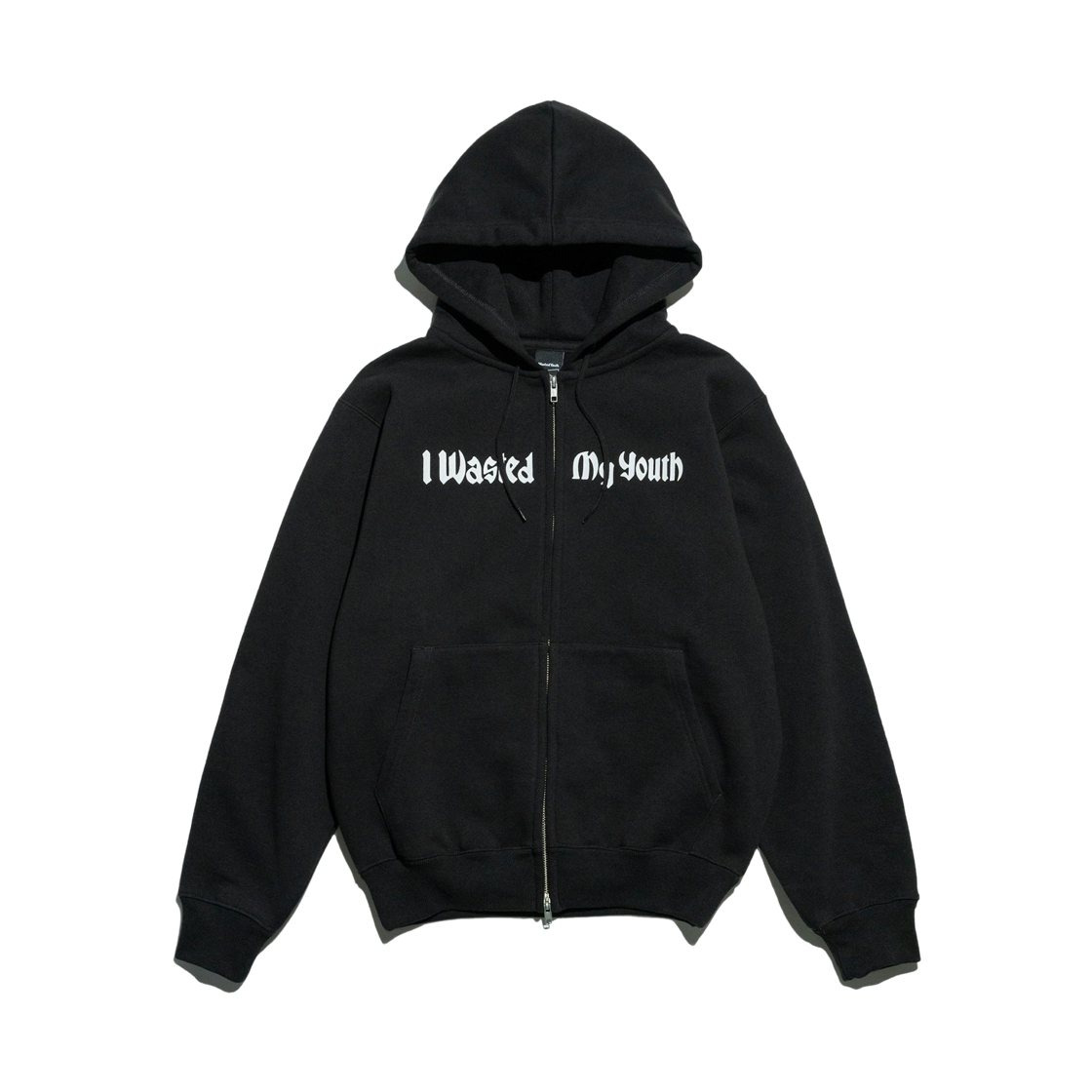 베르디 웨이스티드 유스 IWMY 집업 후드 블랙(Verdy Wasted Youth IWMY Zip Up Hoodie Black) - 2