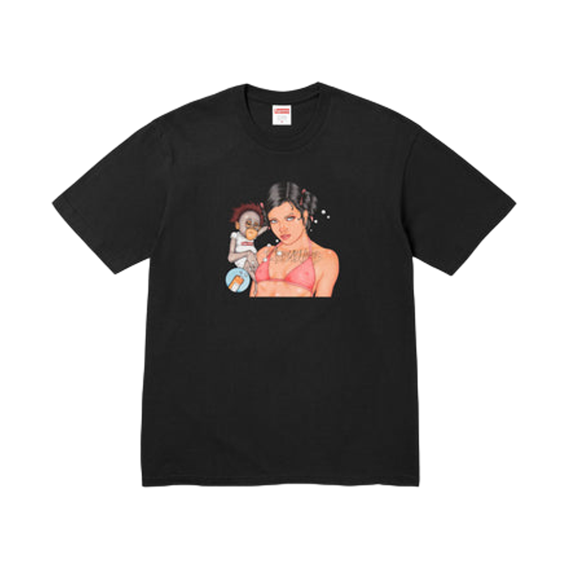 - Supreme Angel T-Shirt Black - 25FW