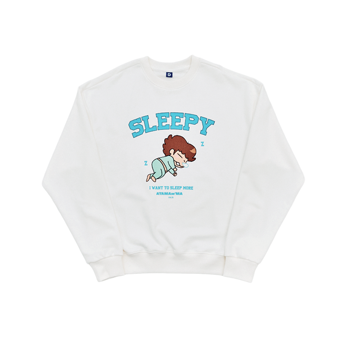 DN25FSS0200 Dancomma × Atashin’chi Yuzu Is Sleepy Graphic Sweatshirt