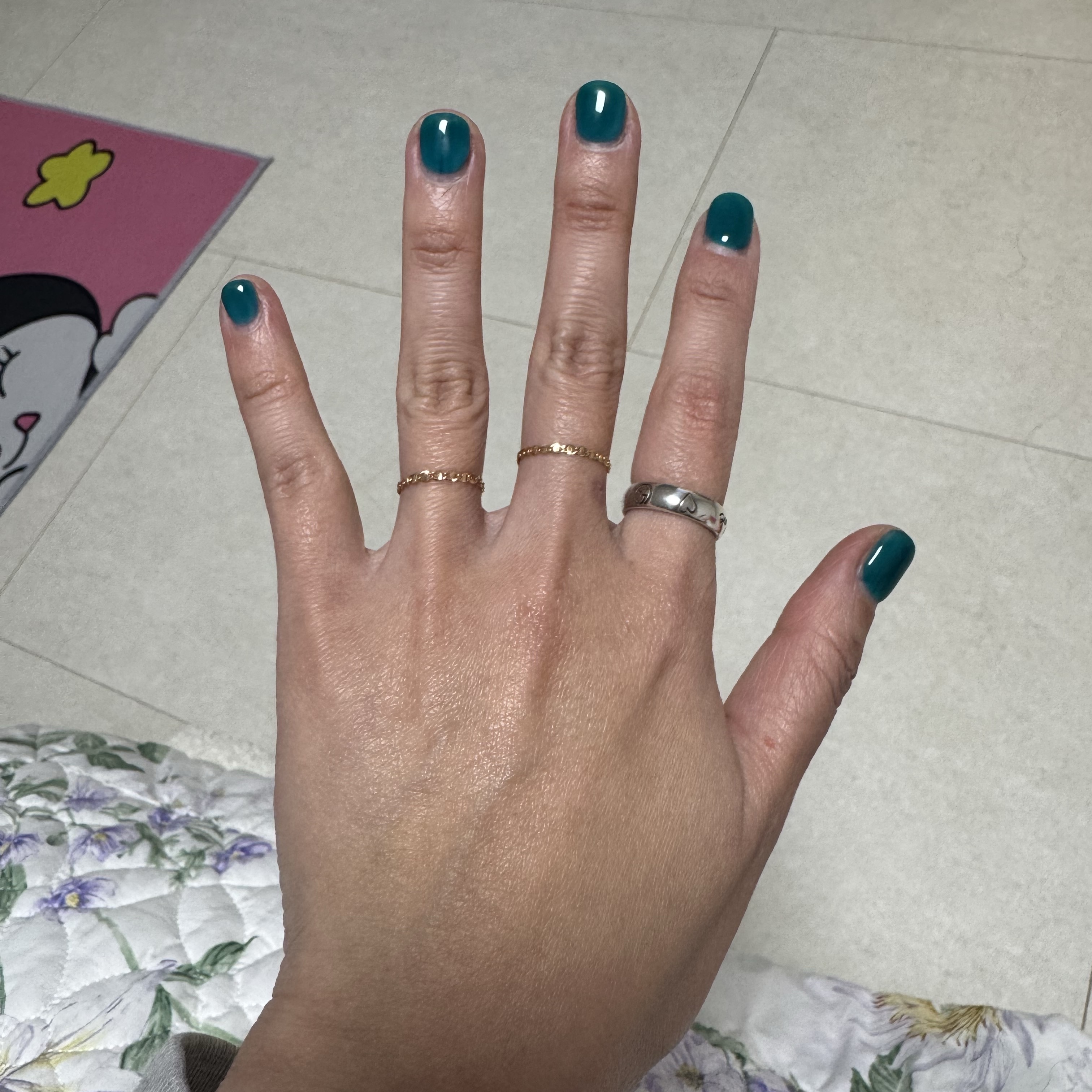 Gucci Blind For Love Ring Silver 착용 스타일
