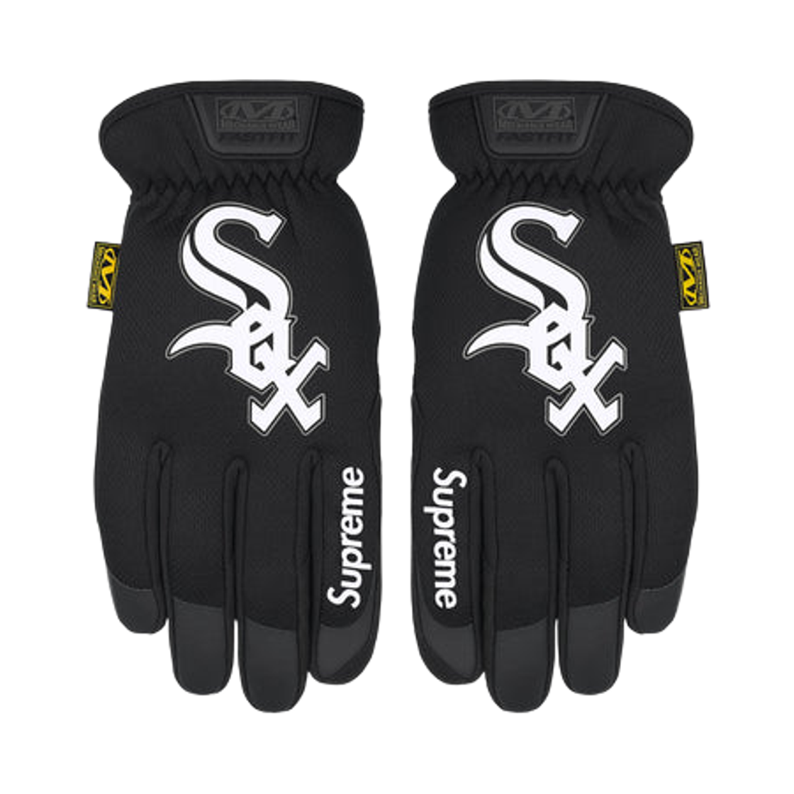 슈프림 x 메카닉스 패스트핏 MLB 팀 글러브 블랙 - 25FW