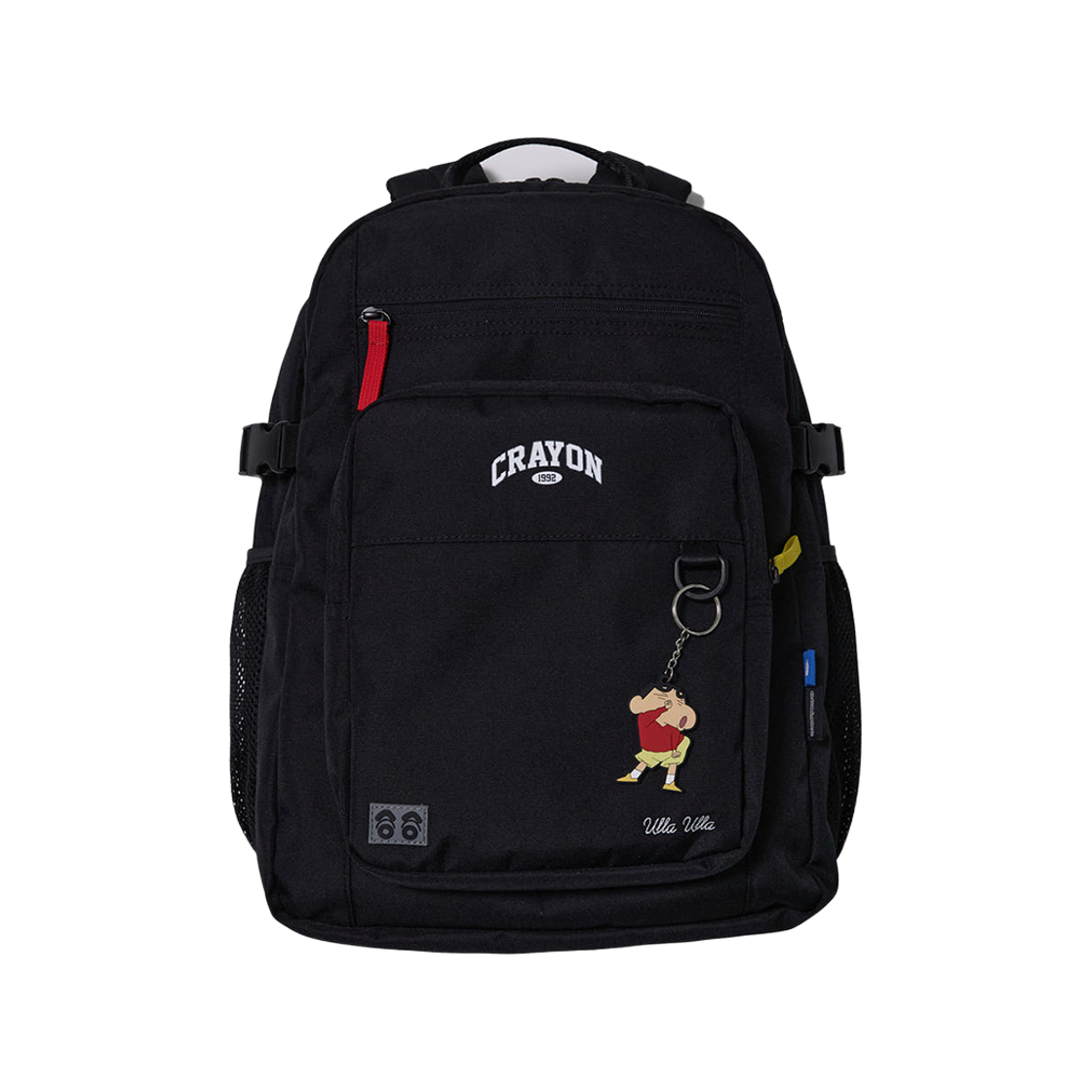 댄꼼마 x 짱구 떡잎유치원 스트릿 백팩 블랙(DANCOMMA x Crayon Shin Chan Ttuknip Kindergarten Street Backpack Black)